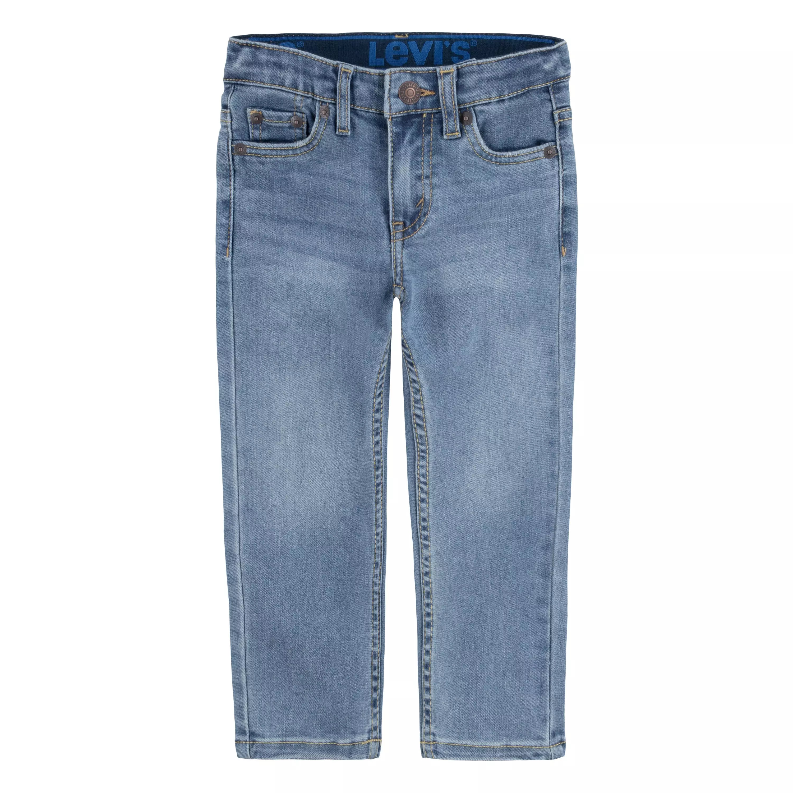 Levi's 502 Strong Performance Tapered Fit Med Wash Toddler Boys' Light Blue Denim Jeans - LT BLUE