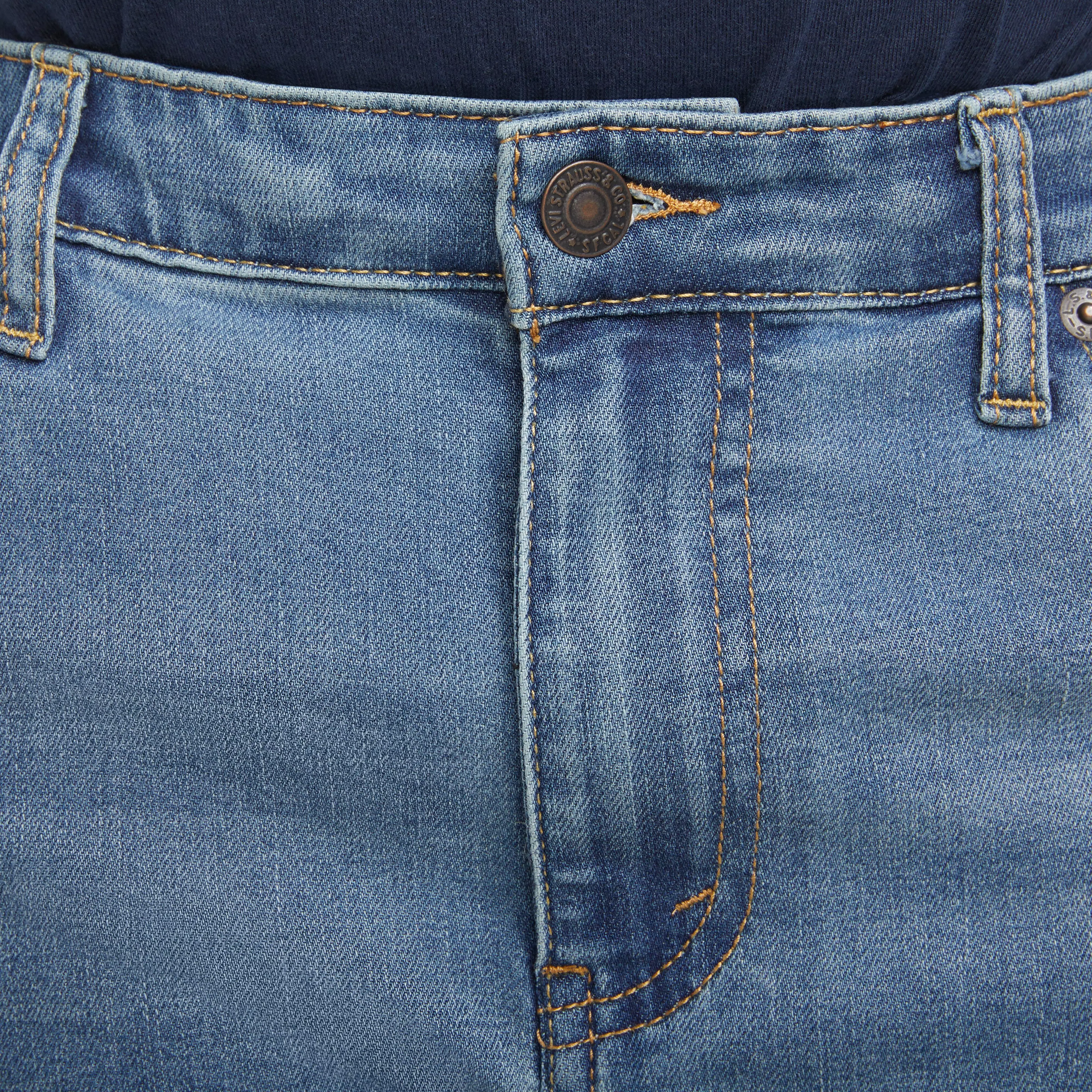 Levi's 502 Strong Performance Tapered Fit Med Wash Big Boys' Light Blue Denim Jeans - LT BLUE