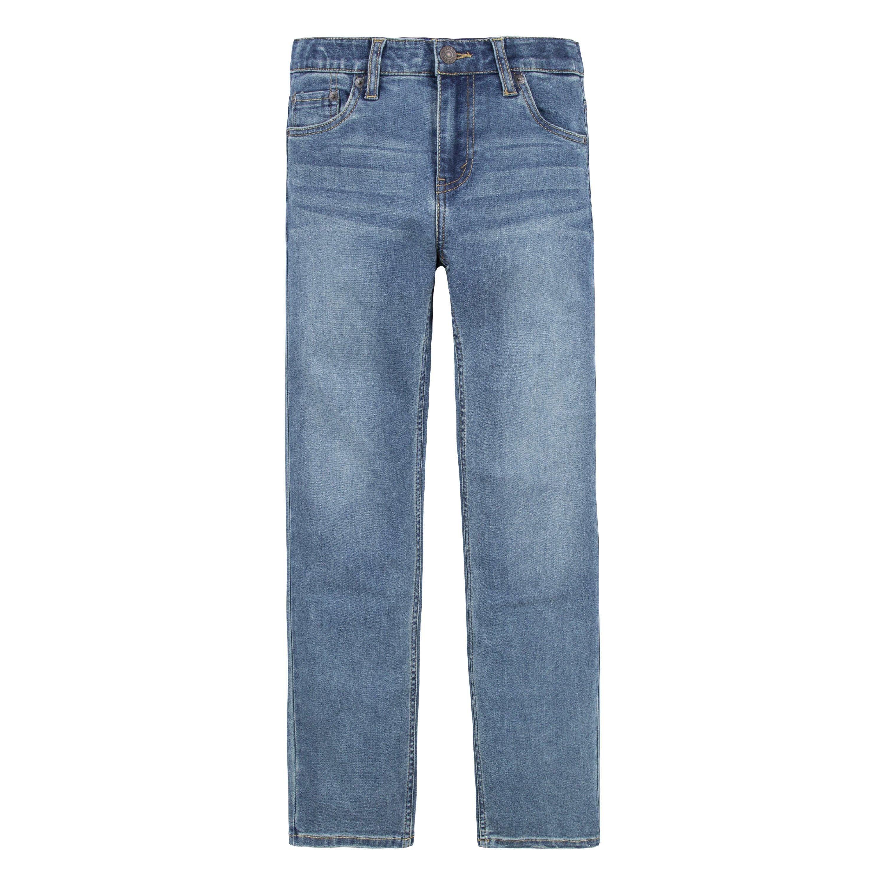 Levi's 502 Strong Performance Tapered Fit Med Wash Big Boys' Light Blue Denim Jeans - LT BLUE Thumbnail View 8