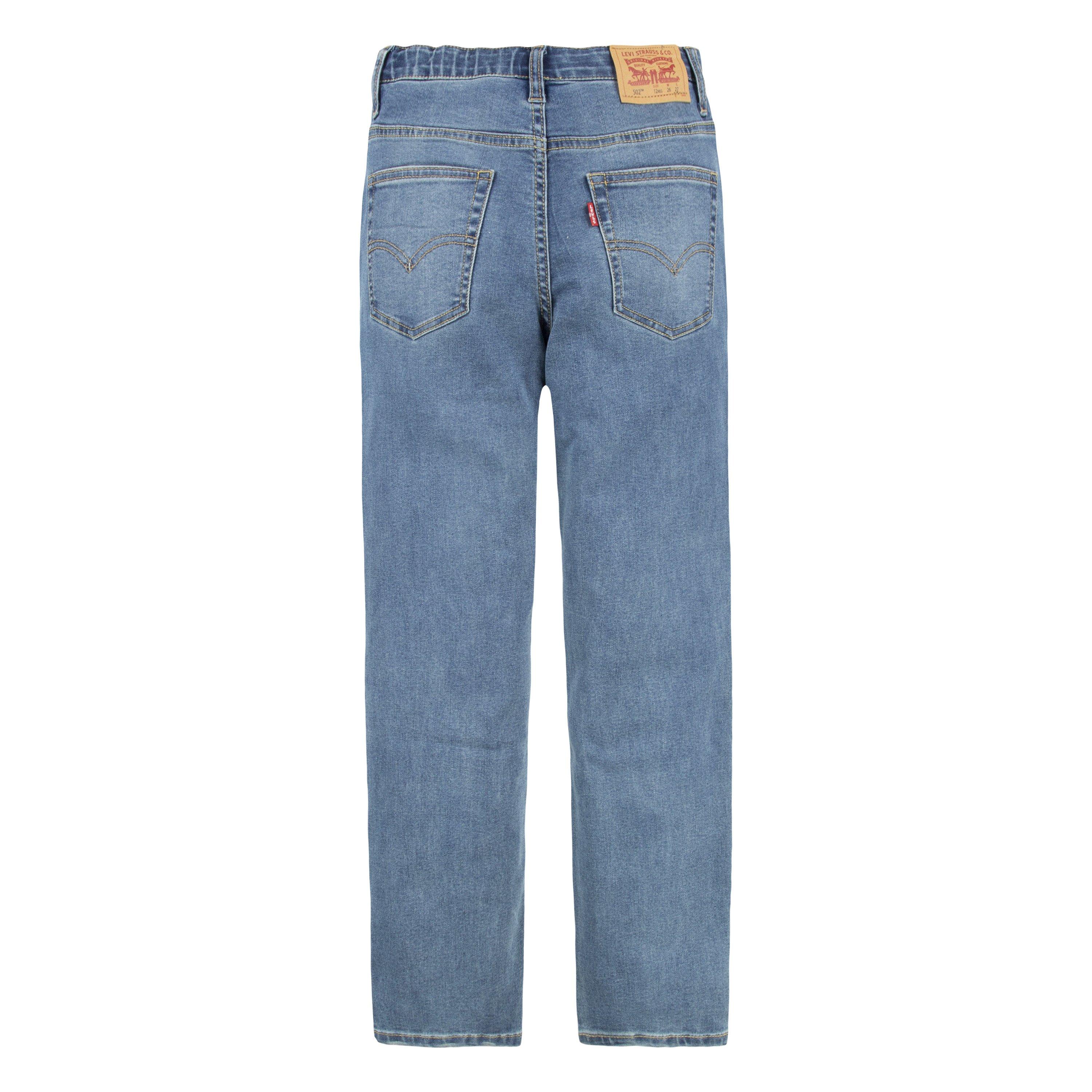 Levi's 502 Strong Performance Tapered Fit Med Wash Big Boys' Light Blue Denim Jeans - LT BLUE Thumbnail View 9