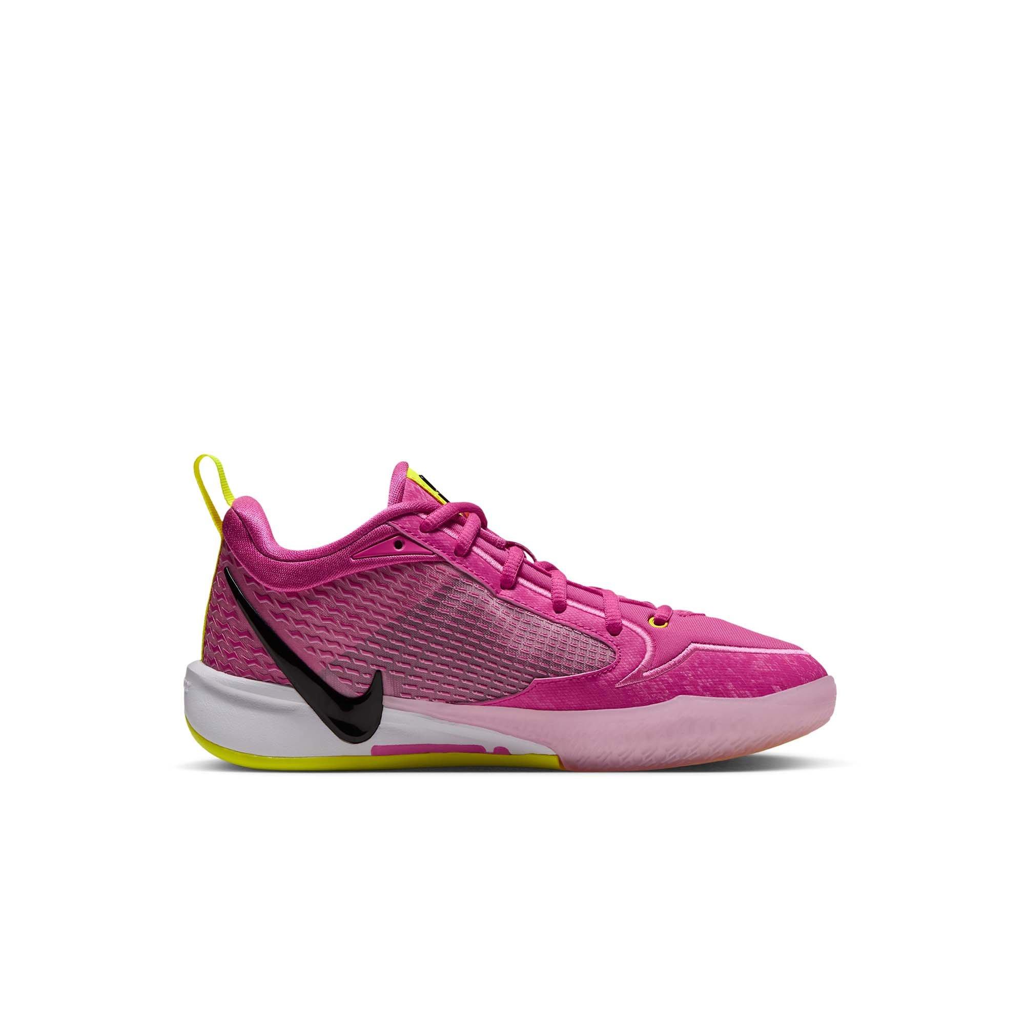 Nike Sabrina 4 "The Switch" Preschool Kids' Basketball Shoe - DESERT PINK/PINK RISE/SHADOW BROWN/LEMON VEMON