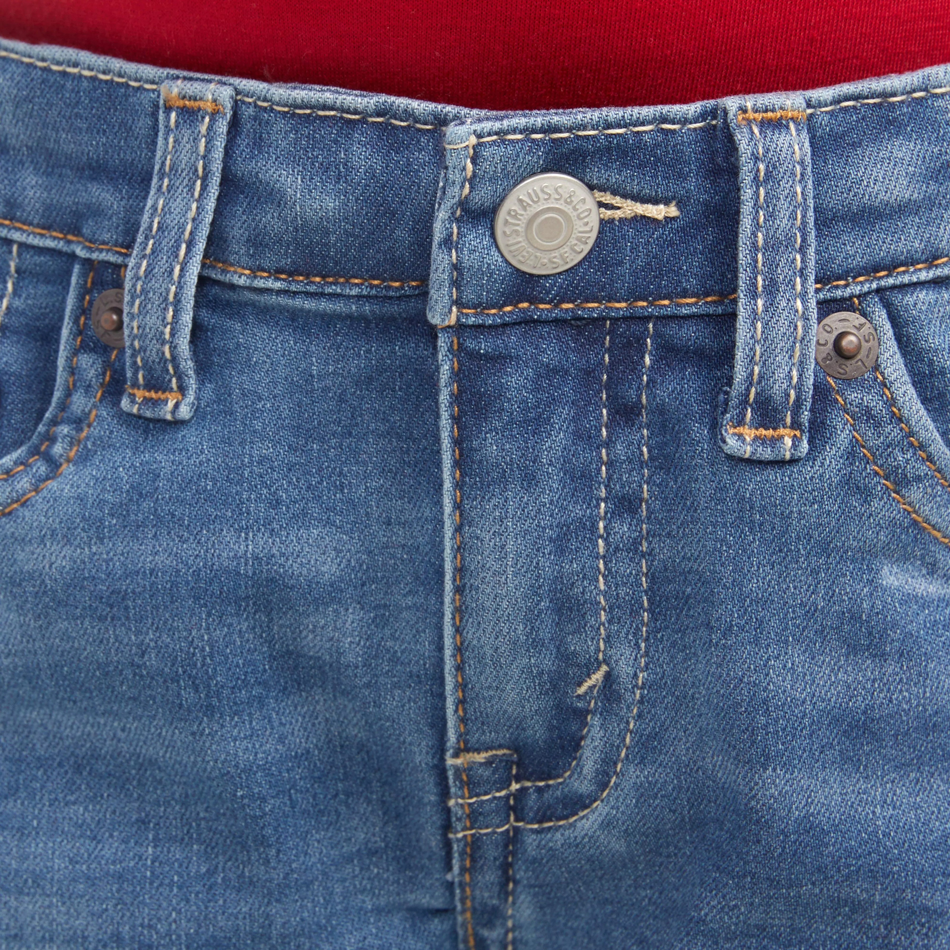 Levi's Toddler Boys' 502 Strong Performance Tapered Fit Lt Wash Blue Denim Jeans - BLUE