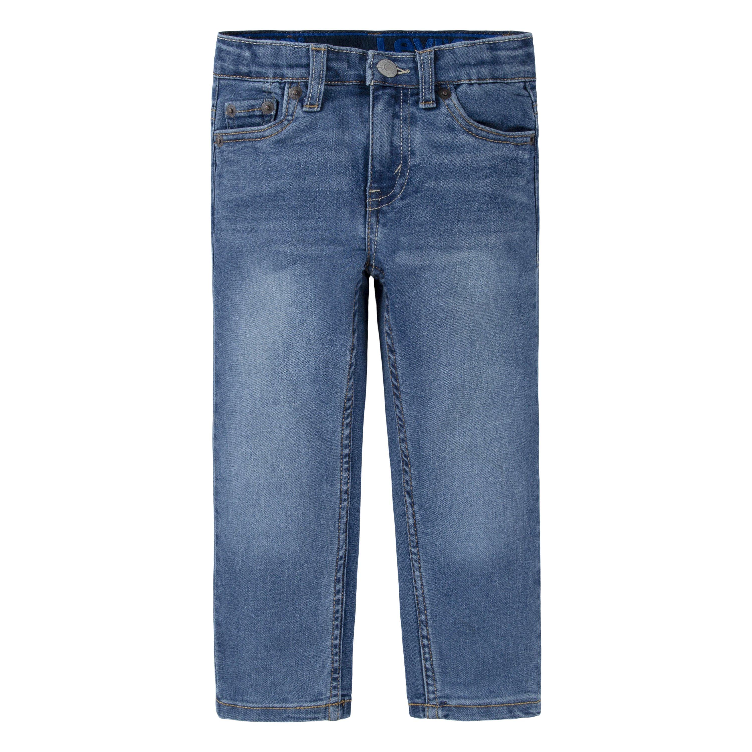 Levi's Toddler Boys' 502 Strong Performance Tapered Fit Lt Wash Blue Denim Jeans - BLUE Thumbnail View 7