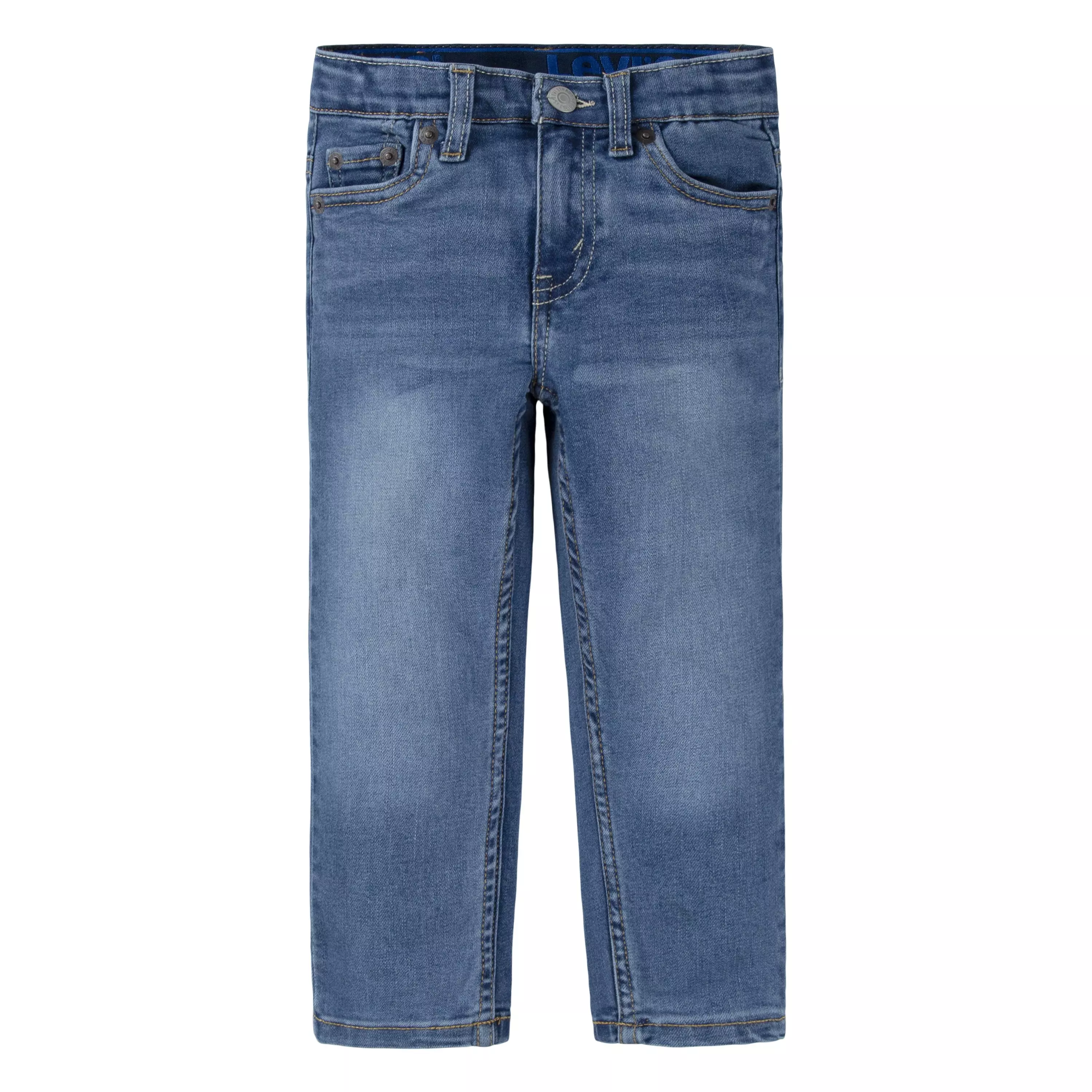 Levi's Toddler Boys' 502 Strong Performance Tapered Fit Lt Wash Blue Denim Jeans - BLUE