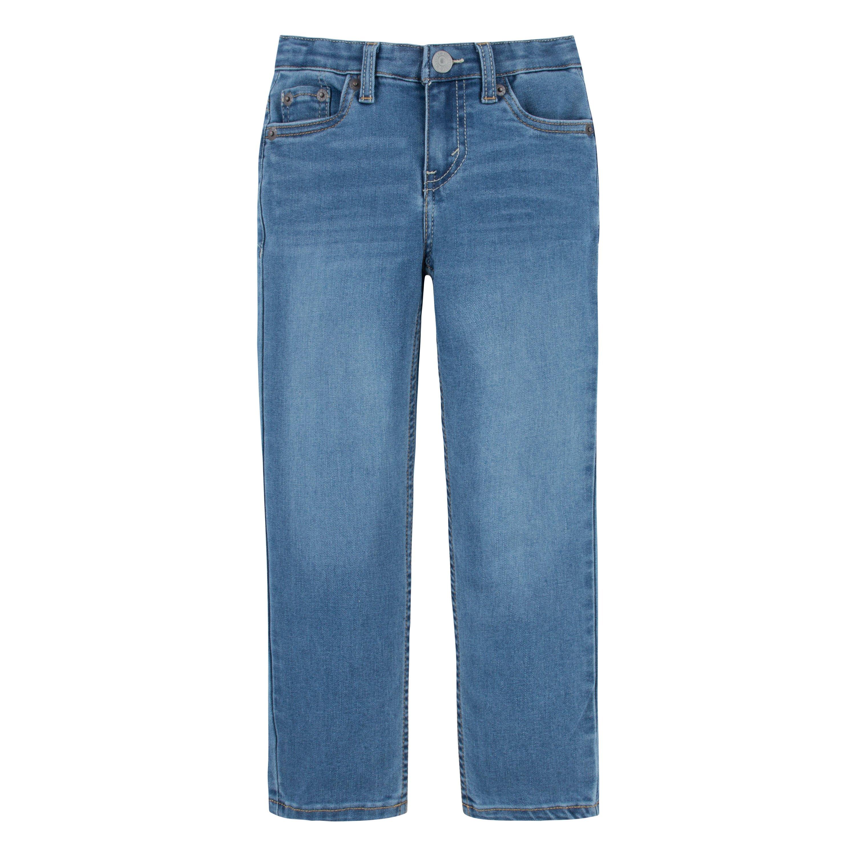 Levi's Little Boys' 502 Strong Performance Tapered Fit Lt Wash Blue Denim Jeans - BLUE Thumbnail View 7