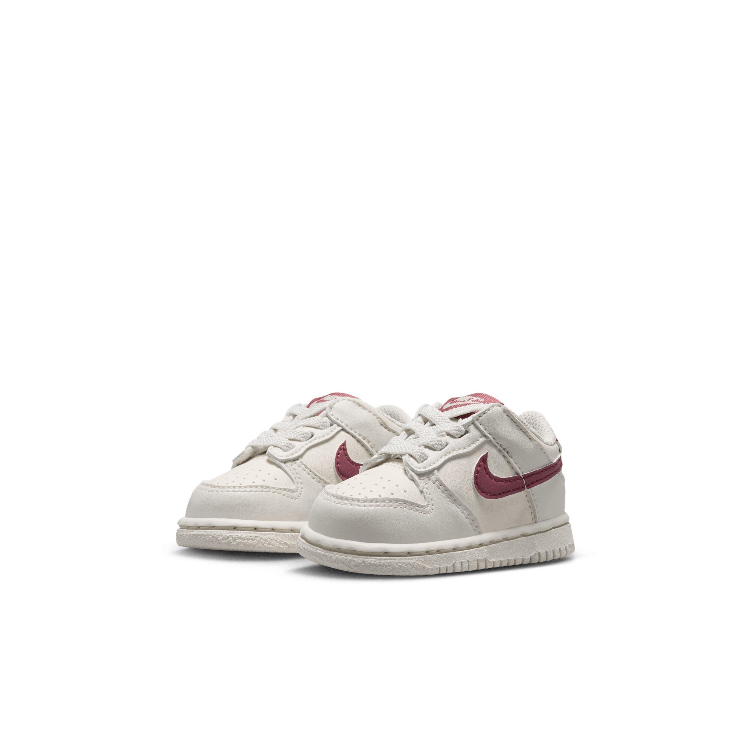 Nike Dunk Low "Soft Pearl/Pink Smoke" Infant Girls' Shoe - PEARL/PINK Thumbnail View 3