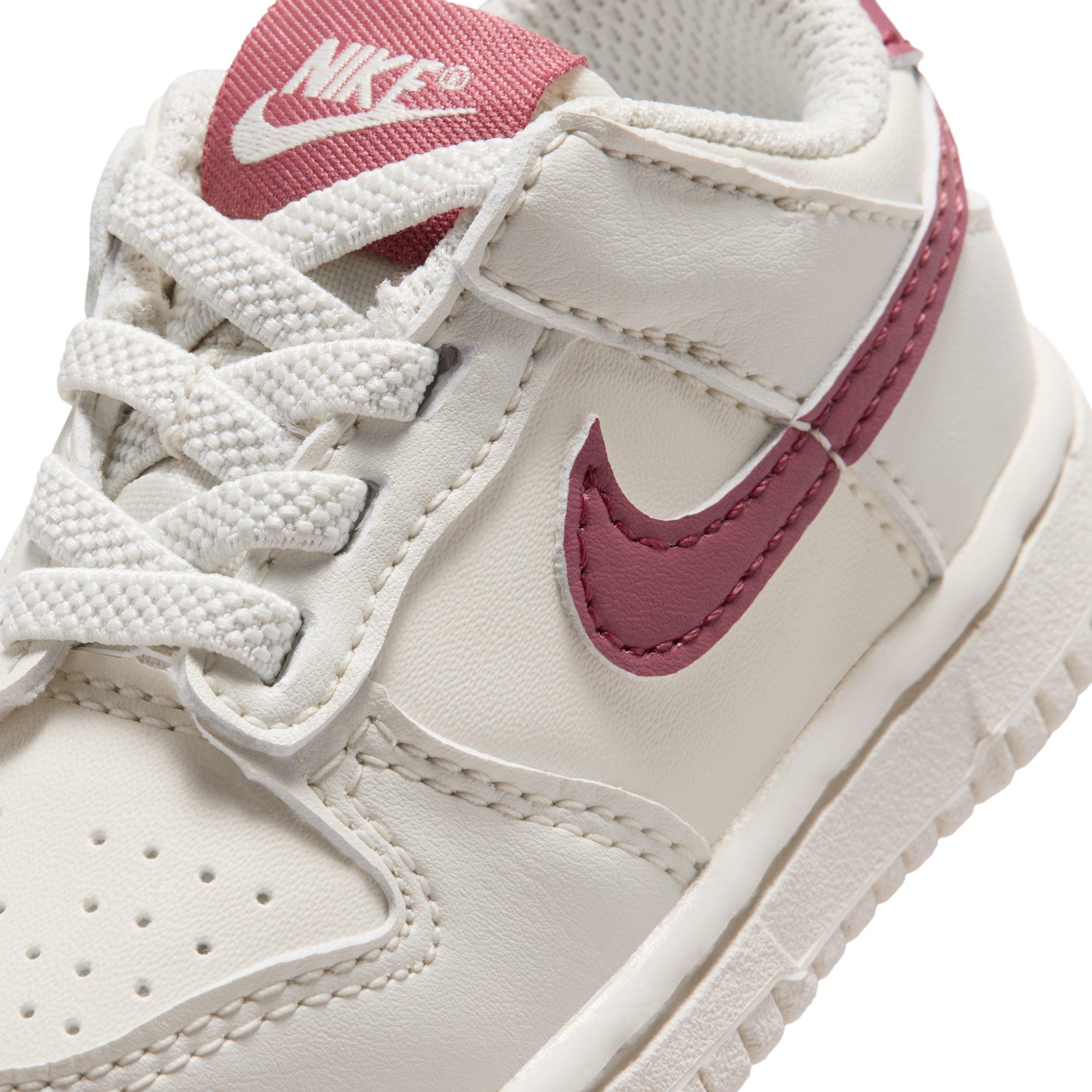 Nike Dunk Low "Soft Pearl/Pink Smoke" Infant Girls' Shoe - PEARL/PINK Thumbnail View 7