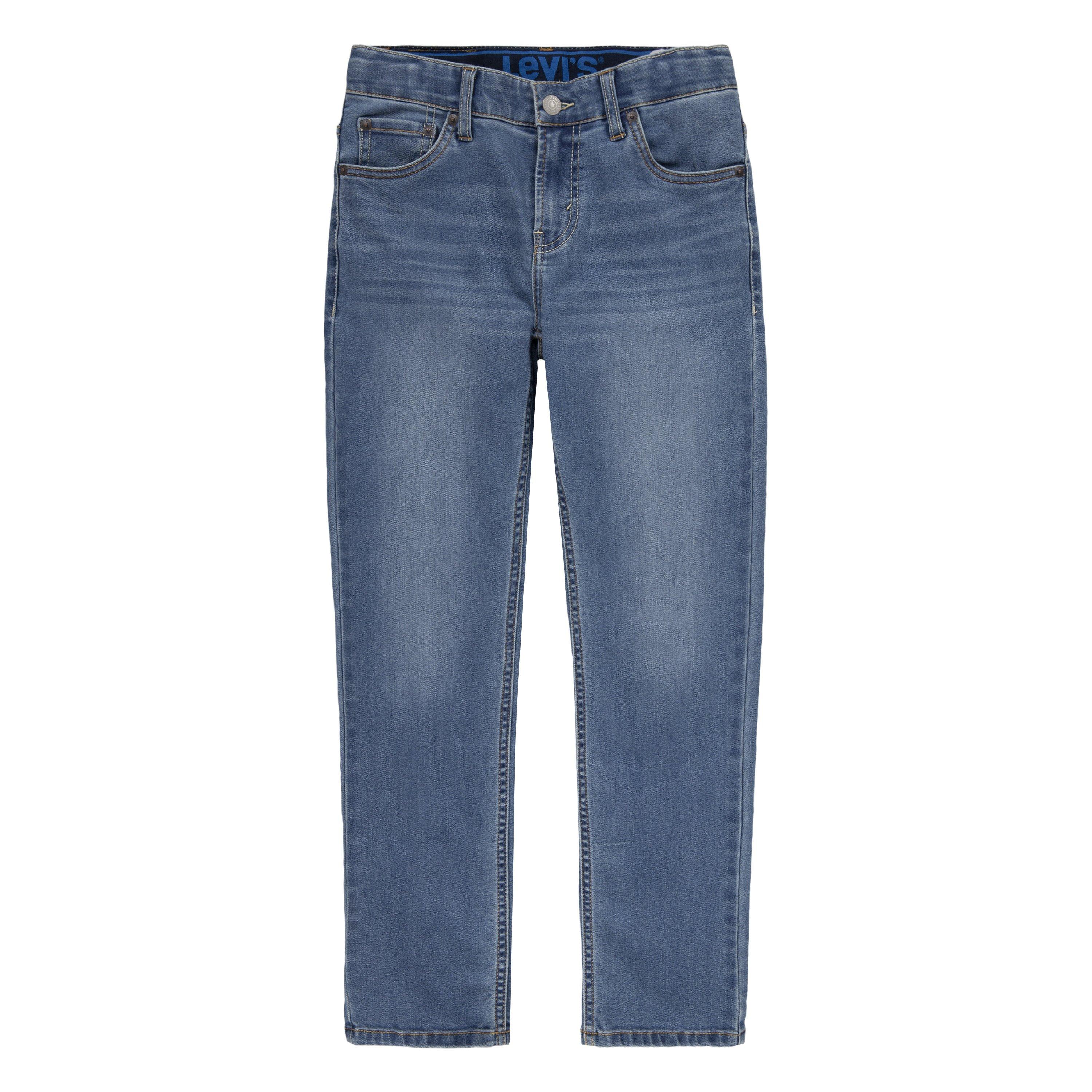 Levi's 502 Strong Performance Tapered Fit Lt Wash Big Boys' Blue Denim Jeans - BLUE Thumbnail View 7