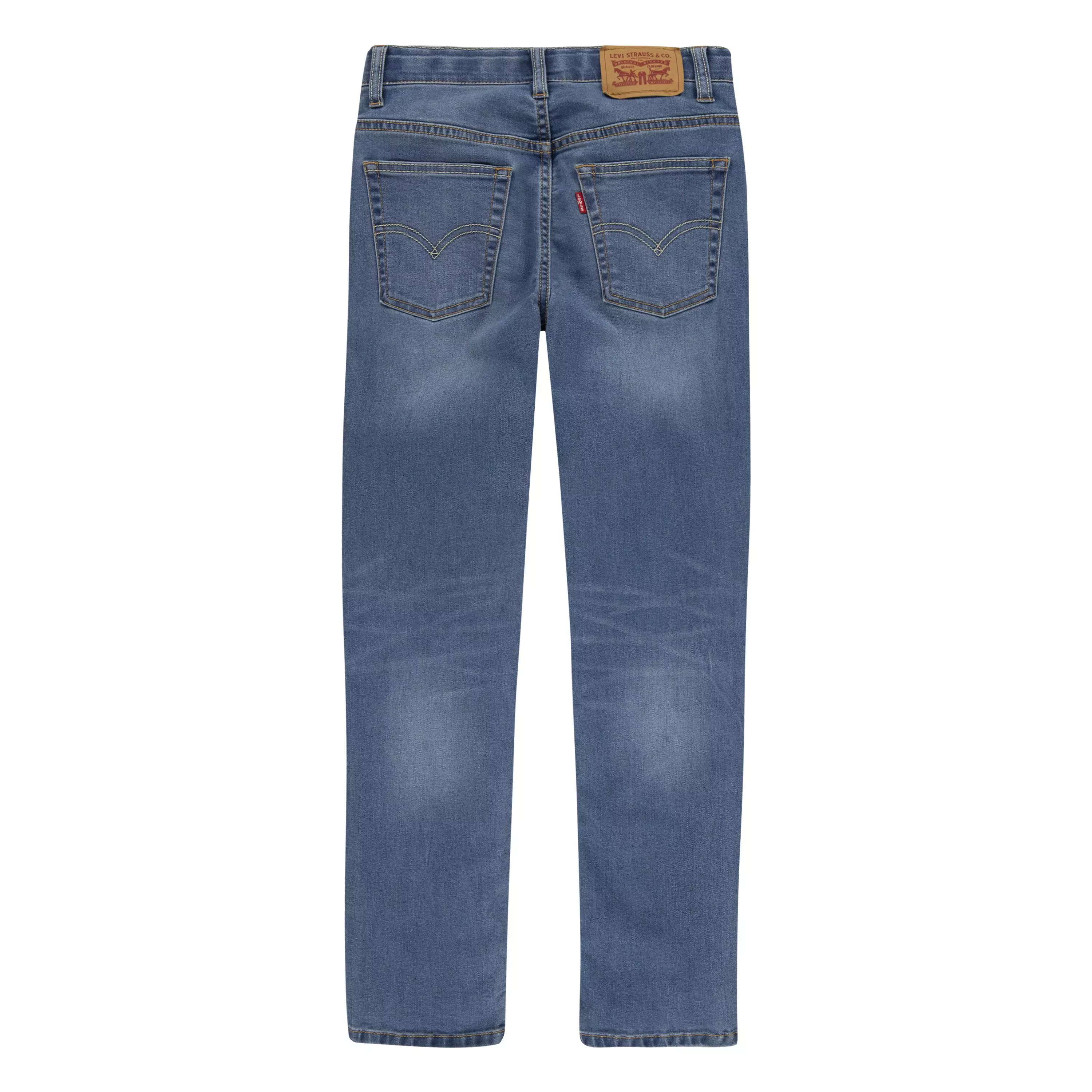 Levi's 502 Strong Performance Tapered Fit Lt Wash Big Boys' Denim Jeans - Blue - BLUE