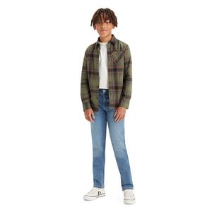 Levi's 502 Strong Performance Tapered Fit Lt Wash Big Boys' Blue Denim Jeans