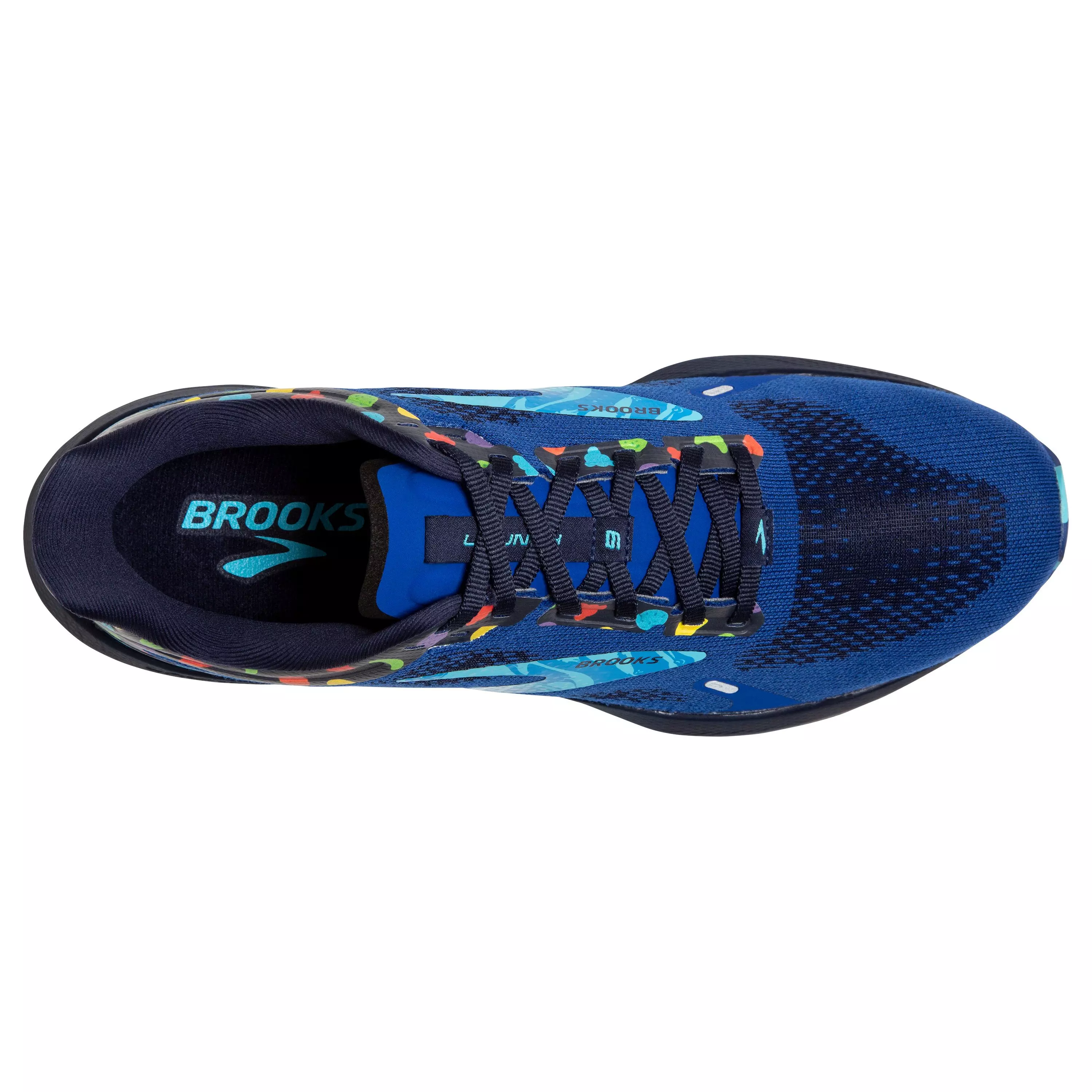 Brooks Launch 9 "Blue/Light Blue/Multi Color" Women's Running Shoe - BLUE/LT BLUE/MULTICOLOR