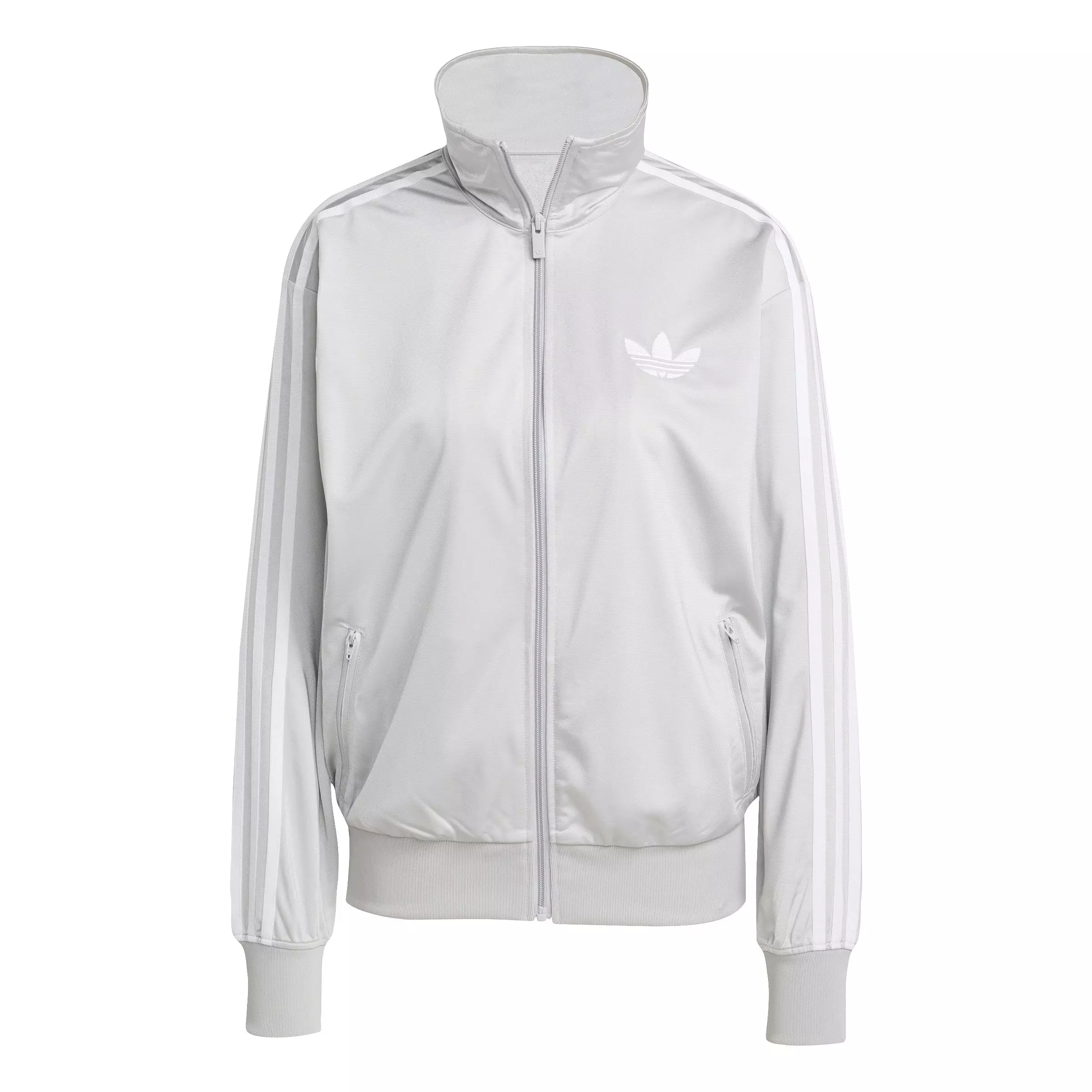 adidas Originals Women's Adicolor Classic Firebird Loose Track Top -Grey - GREY