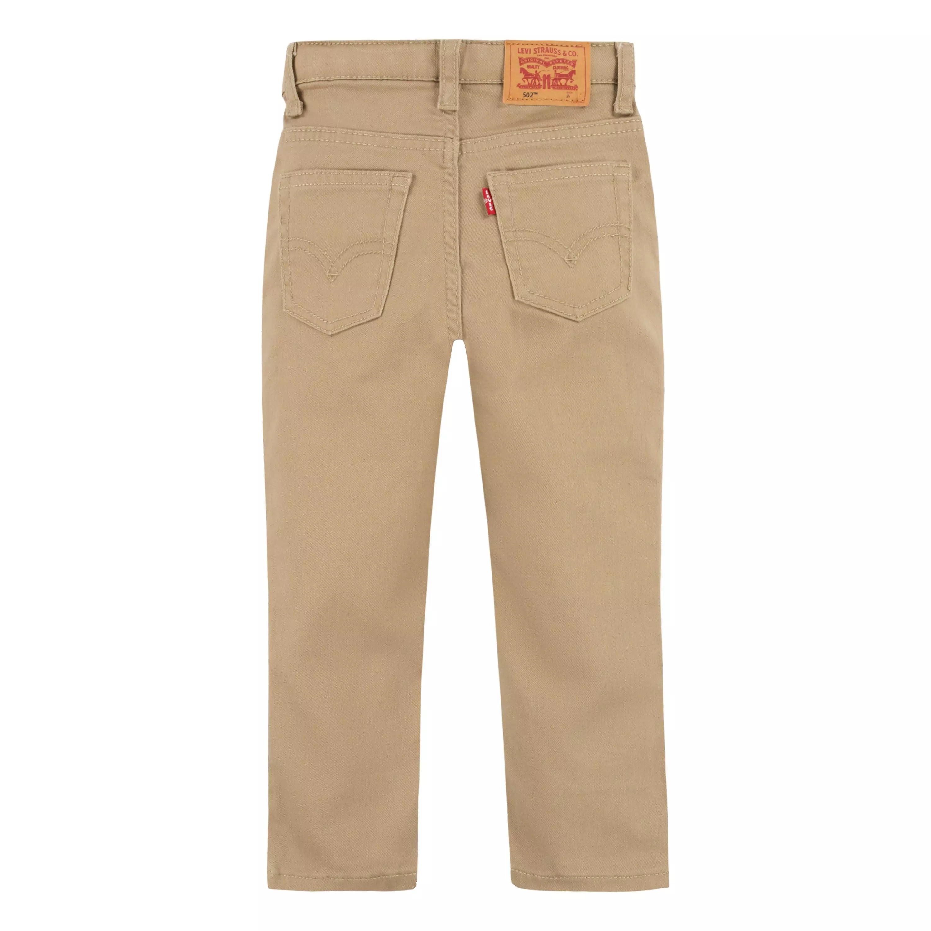Levi's 502 Strong Performance Tapered Fit Toddler Boys' Khaki Denim Jeans - KHAKI