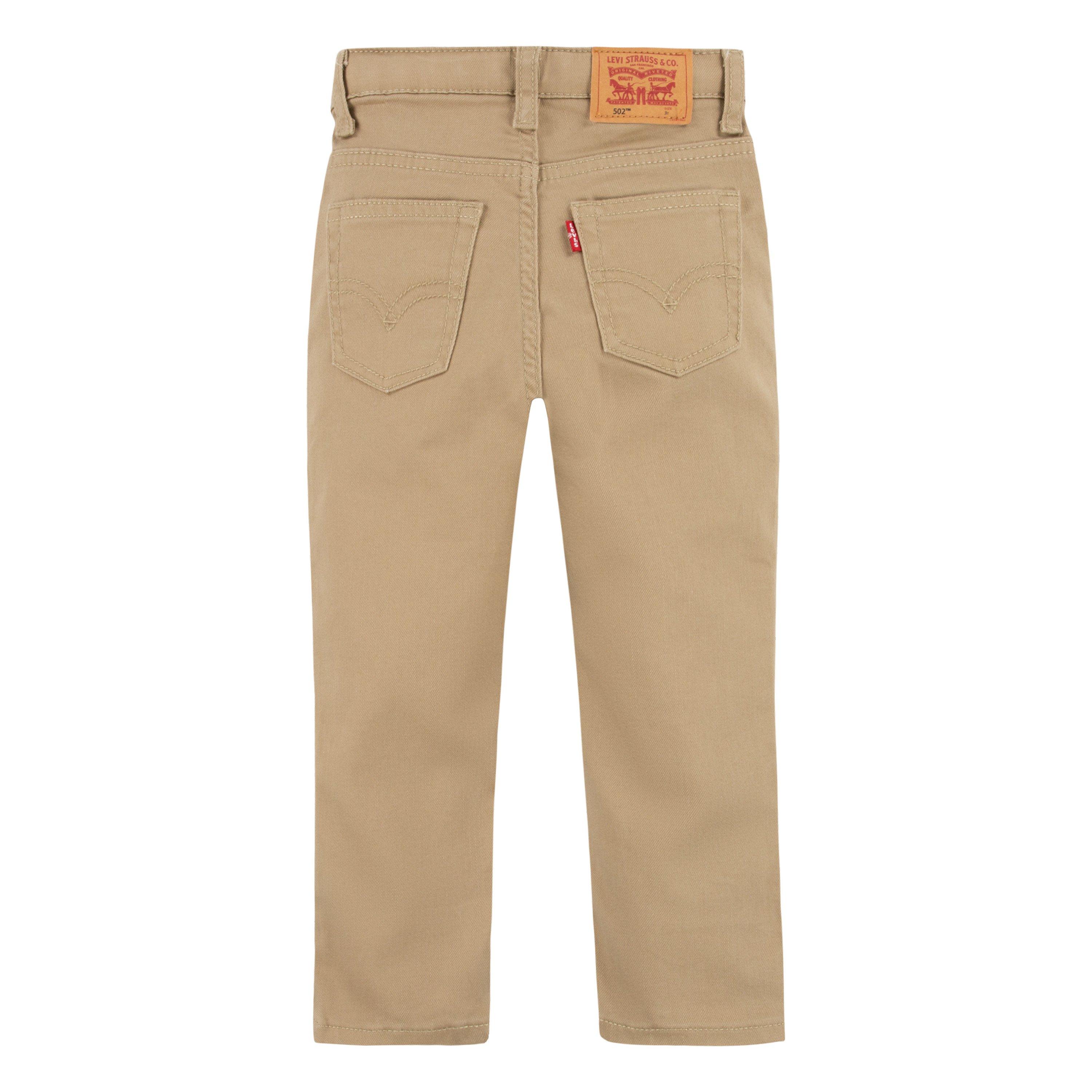 Levi's 502 Strong Performance Tapered Fit Toddler Boys' Khaki Denim Jeans