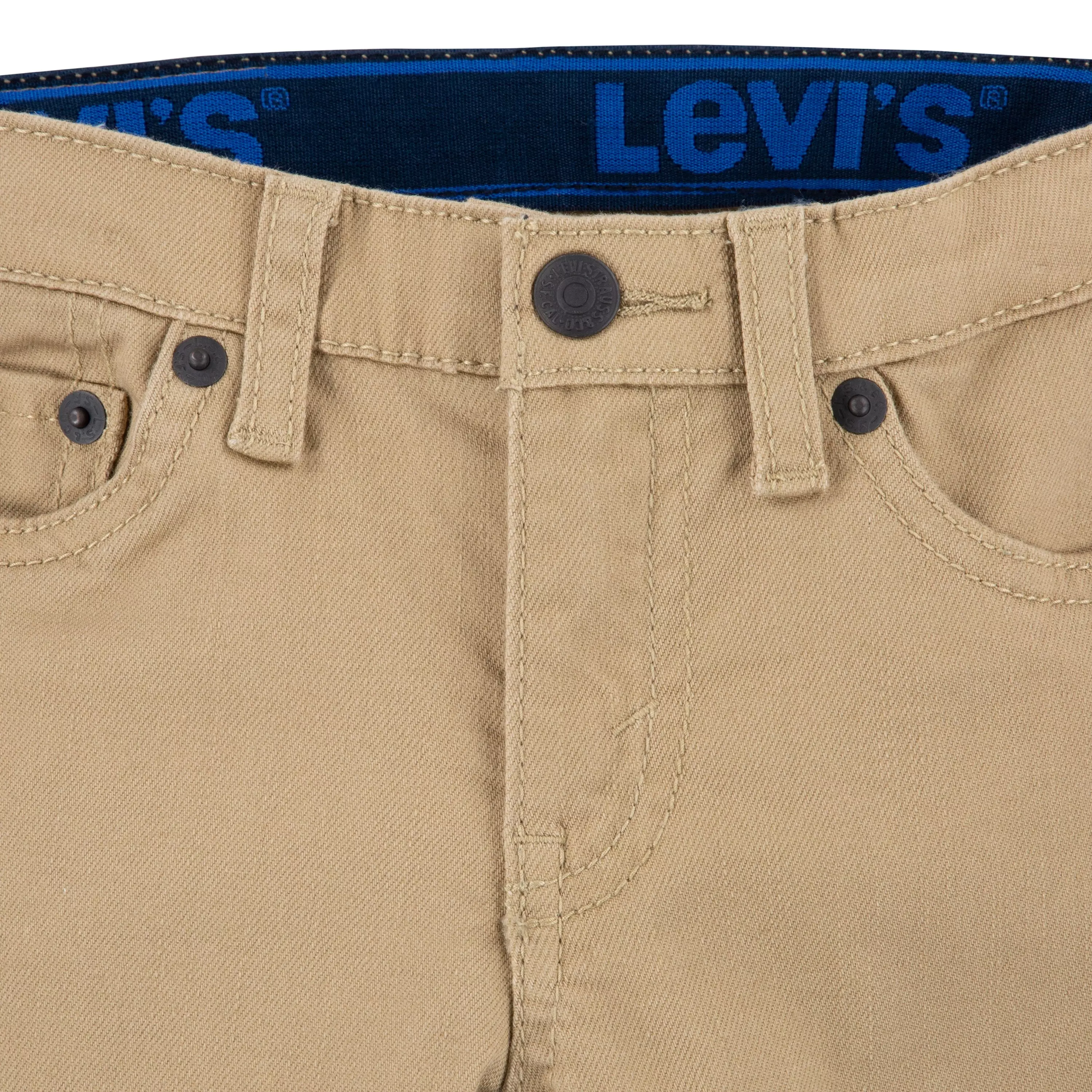 Levi's 502 Strong Performance Tapered Fit Toddler Boys' Khaki Denim Jeans - KHAKI