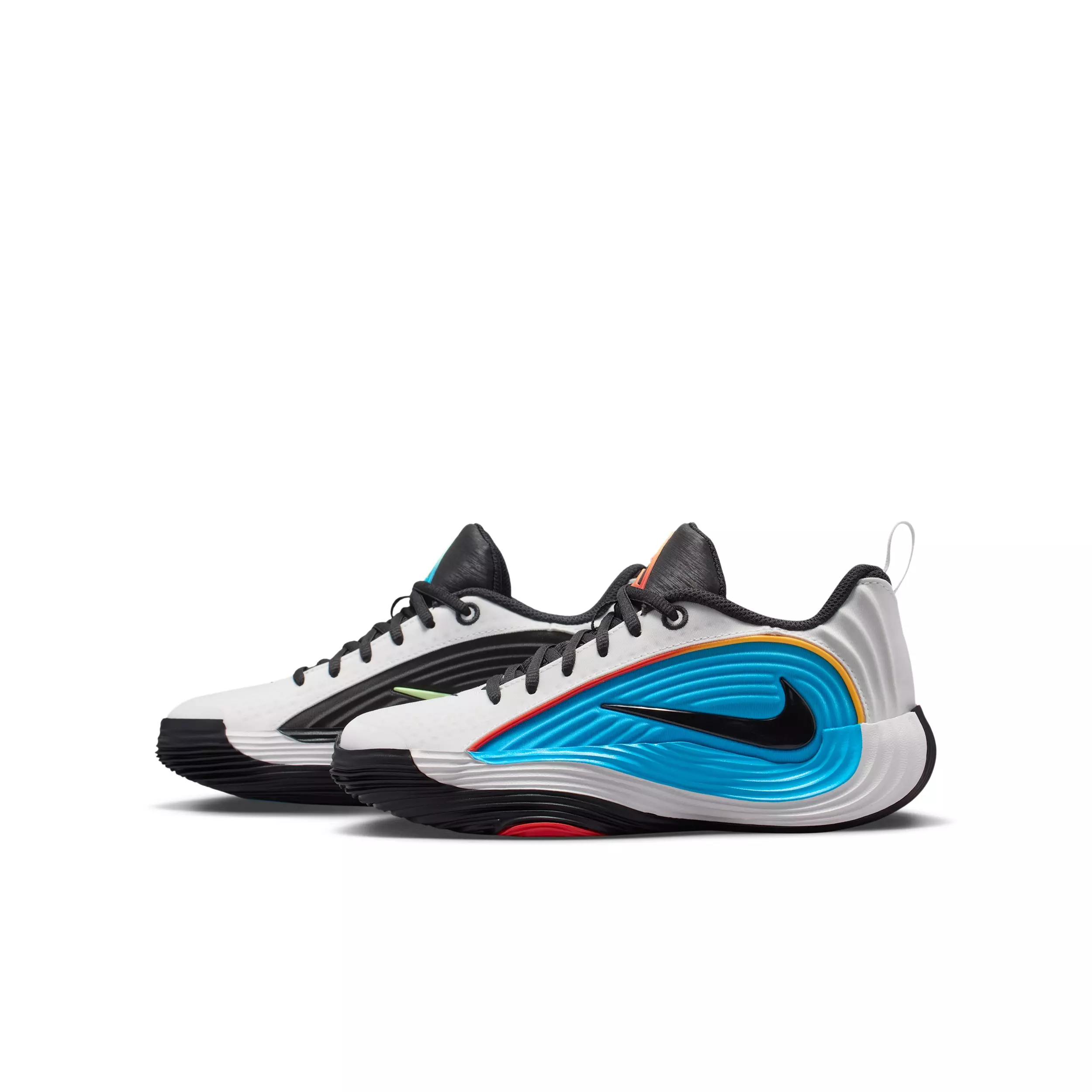 Nike Giannis Immortality 5 "Off White/Red/Current Blue/Black" Grade School Boys' Basketball Shoe - OFF WHITE/RED/BLUE/BLACK