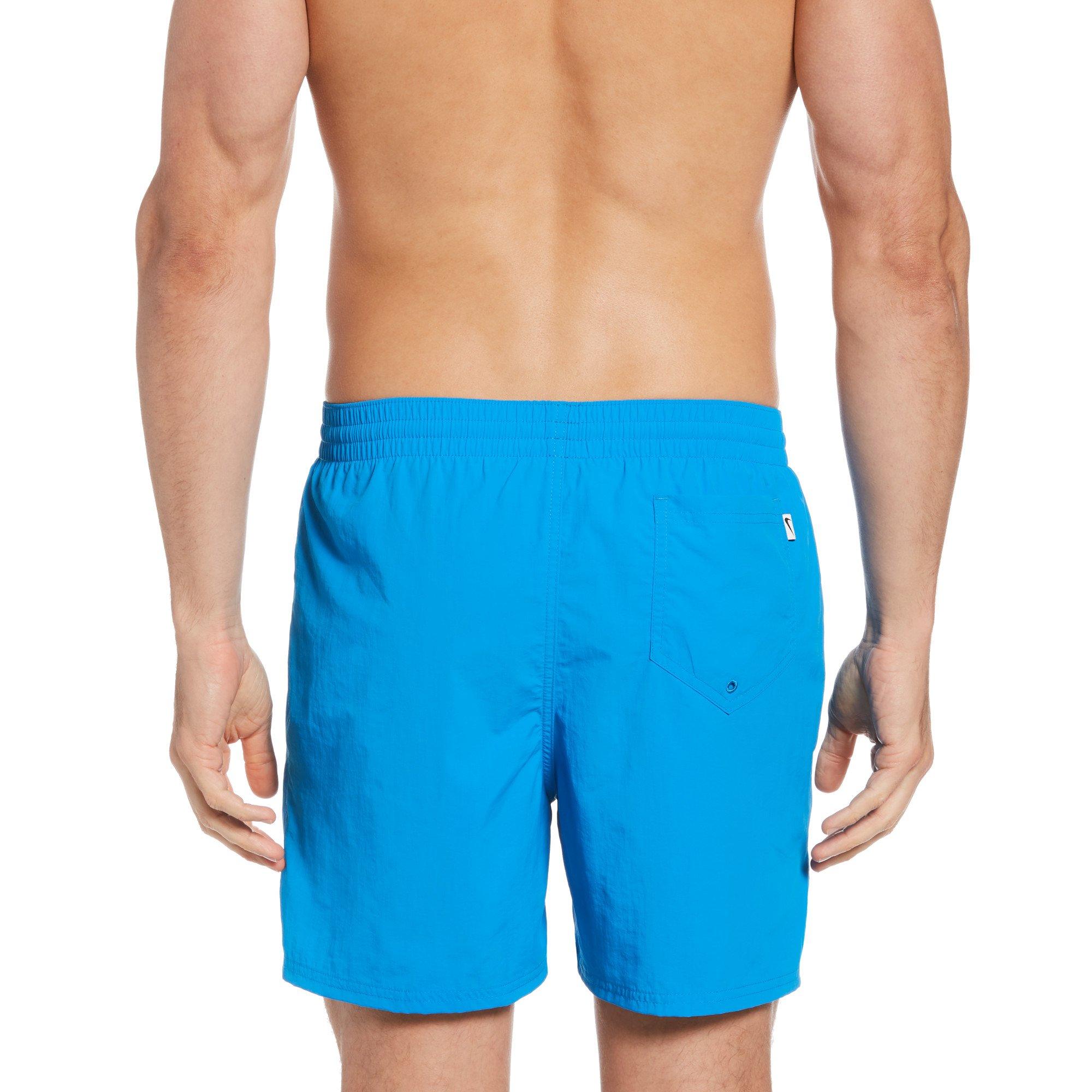 Nike Men's Solid Icon 7" Volley Shorts - BLUE Thumbnail View 2