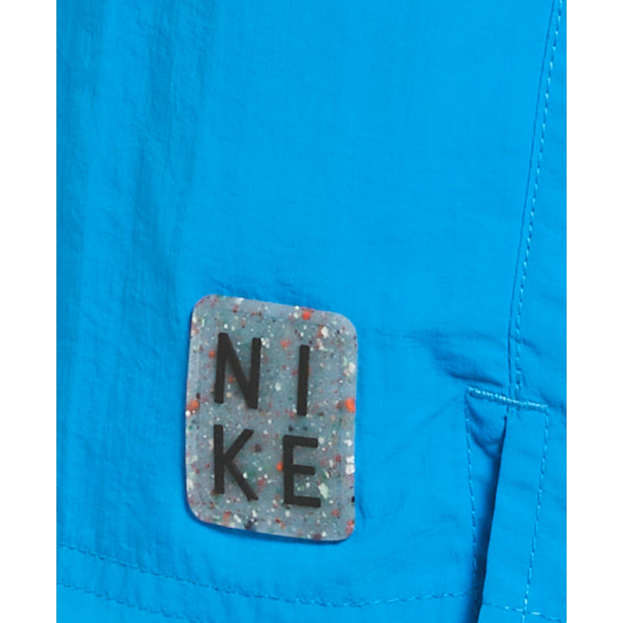 Nike Men's Solid Icon 7" Volley Shorts - BLUE Thumbnail View 4