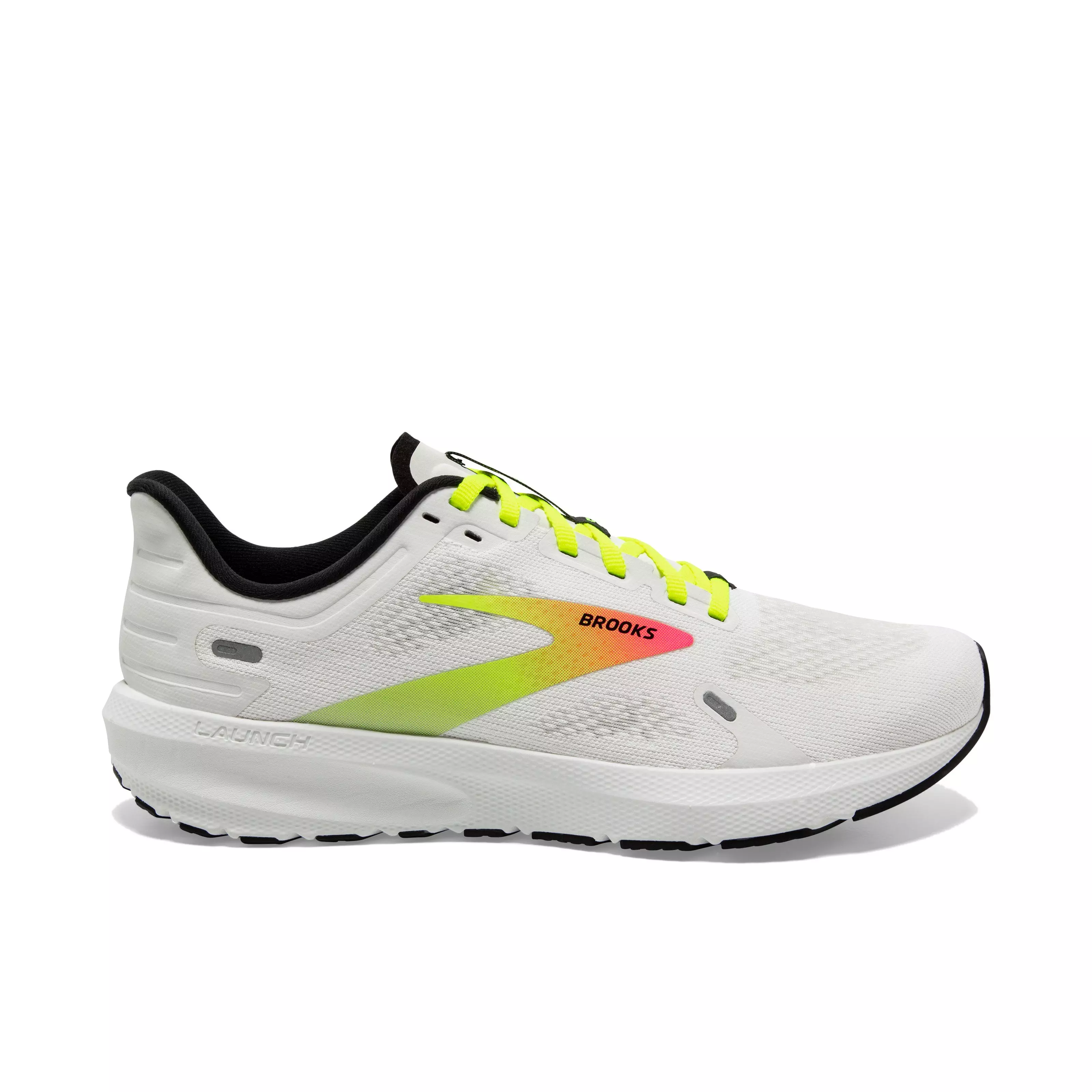 Brooks Launch 9 "White/Yellow" Women's Running Shoe - WHITE/YELLOW
