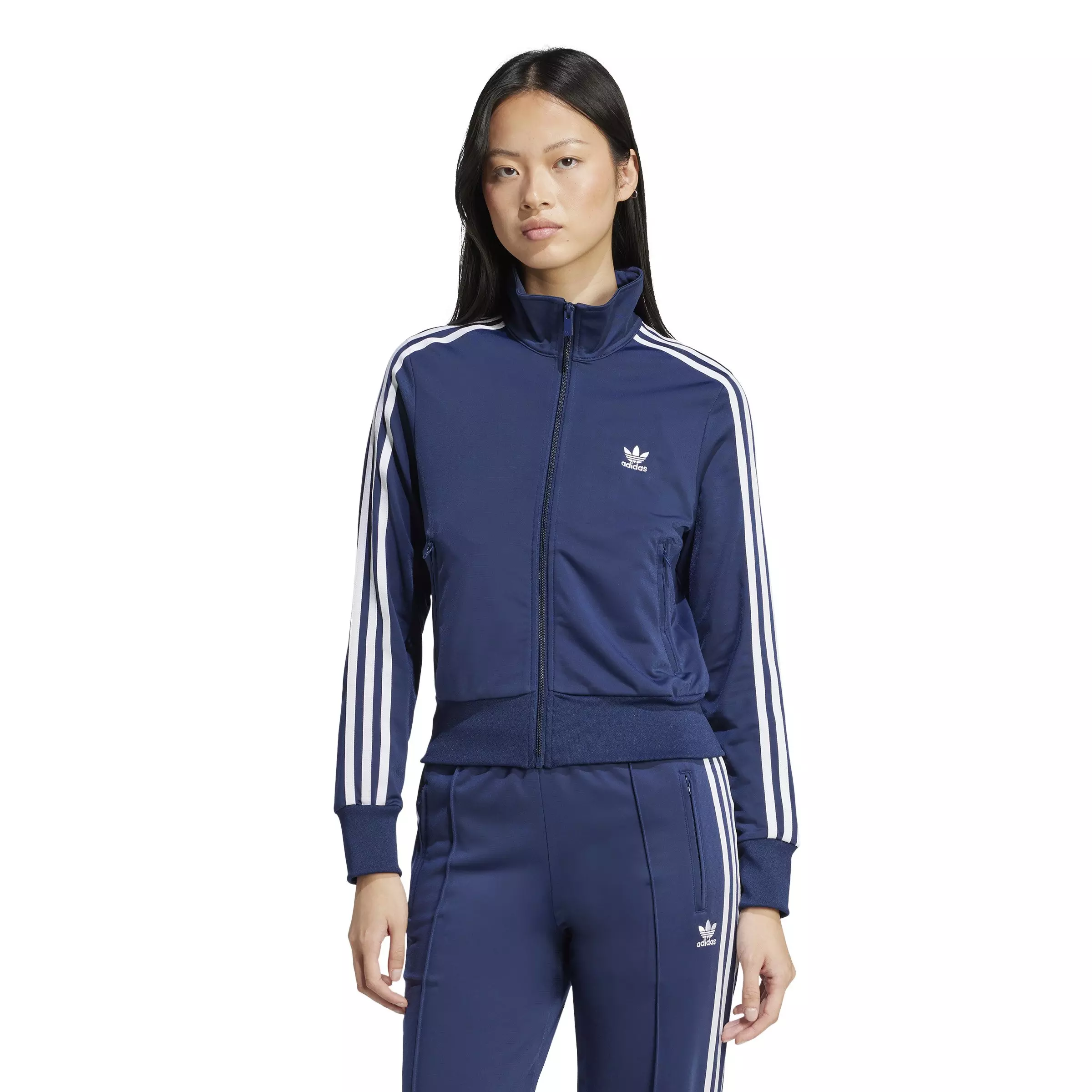 adidas Originals Women's Adicolor Classics Firebird Track Top - Blue - BLUE