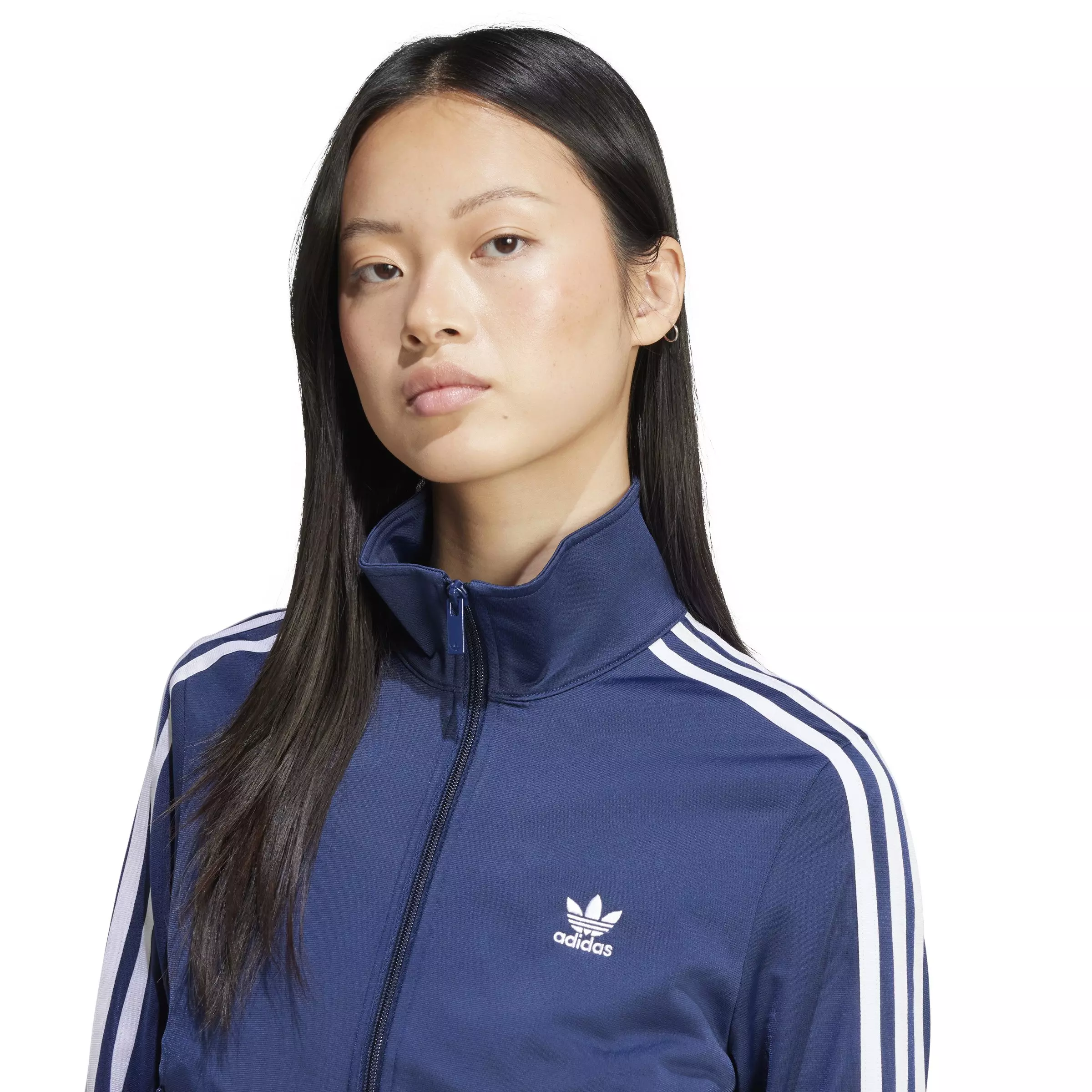 adidas Originals Women's Adicolor Classics Firebird Track Top -Blue - BLUE