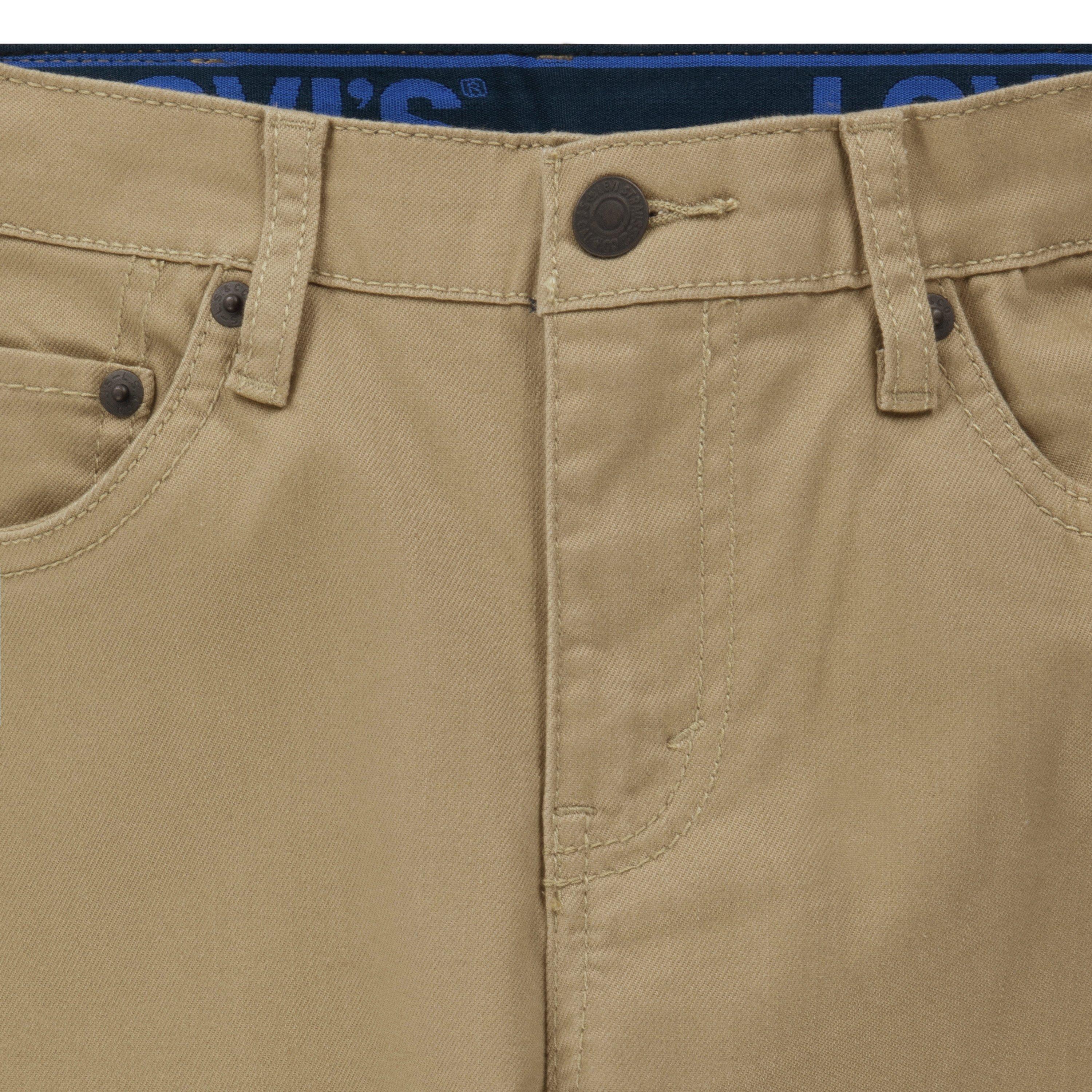Levi's 502 Strong Performance Tapered Fit Big Boys' Khaki Denim Jeans - KHAKI Thumbnail View 5