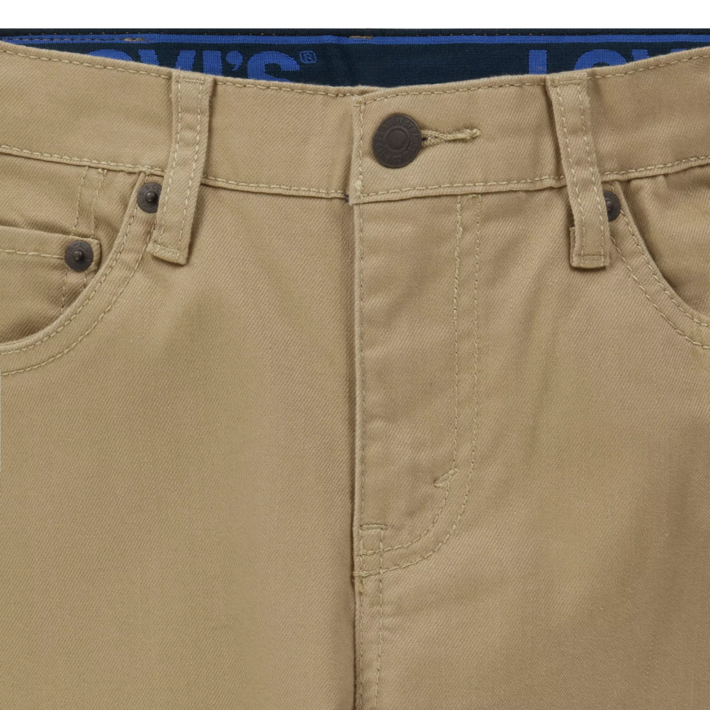 Levi's 502 Strong Performance Tapered Fit Big Boys' Khaki Denim Jeans - KHAKI