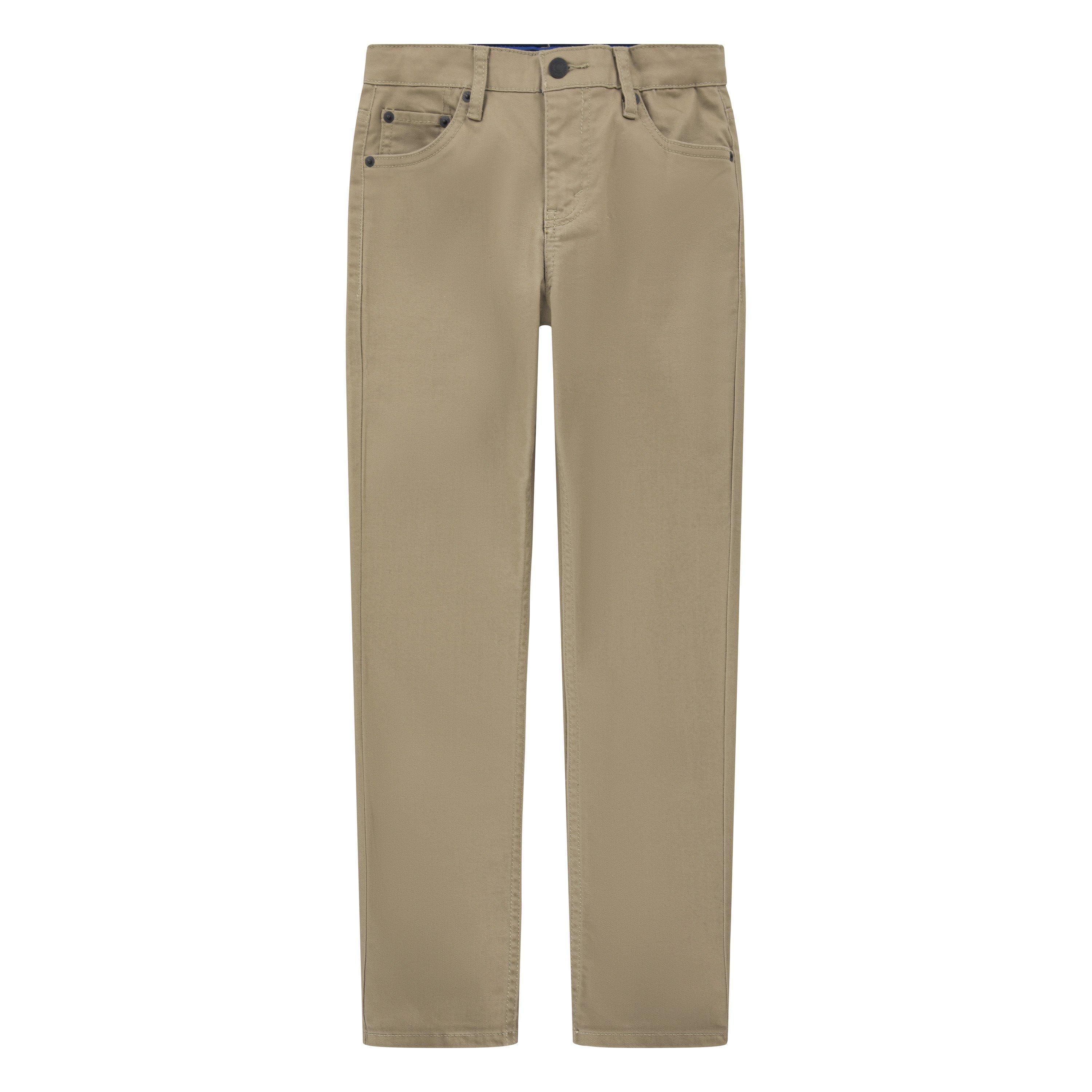 Levi's 502 Strong Performance Tapered Fit Big Boys' Denim Jeans - Khaki - KHAKI Thumbnail View 8
