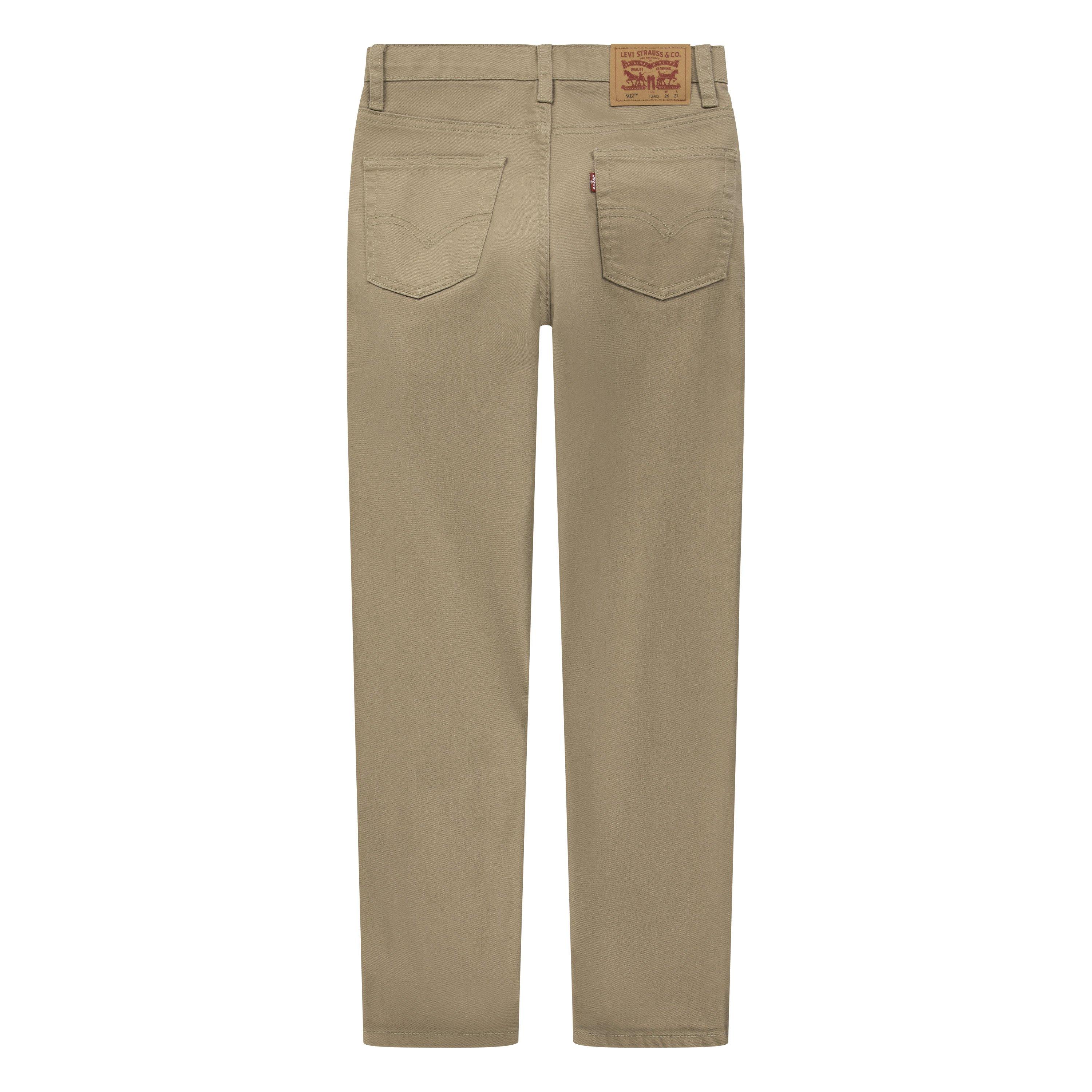 Levi's 502 Strong Performance Tapered Fit Big Boys' Denim Jeans - Khaki - KHAKI Thumbnail View 9