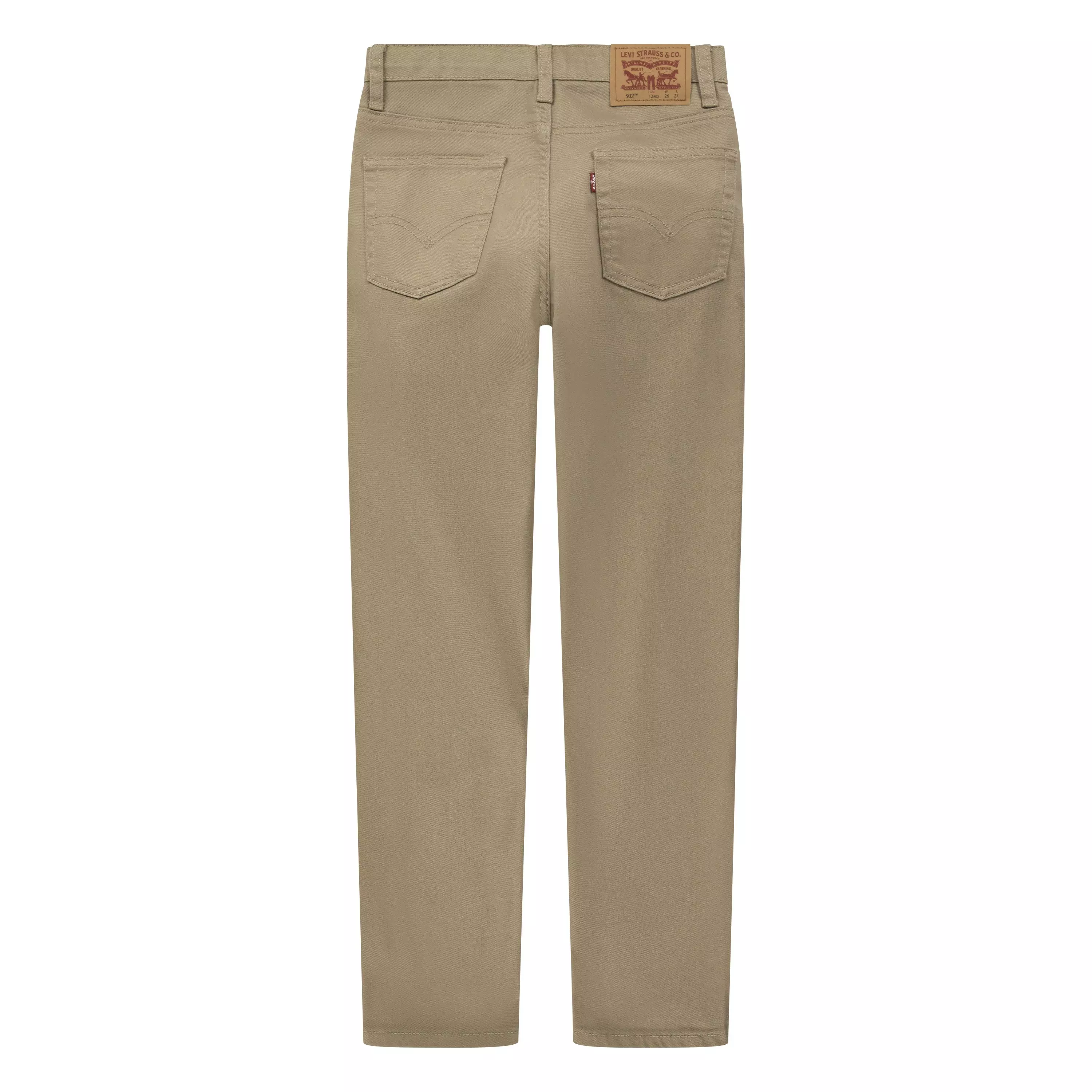 Levi's 502 Strong Performance Tapered Fit Big Boys' Khaki Denim Jeans - KHAKI