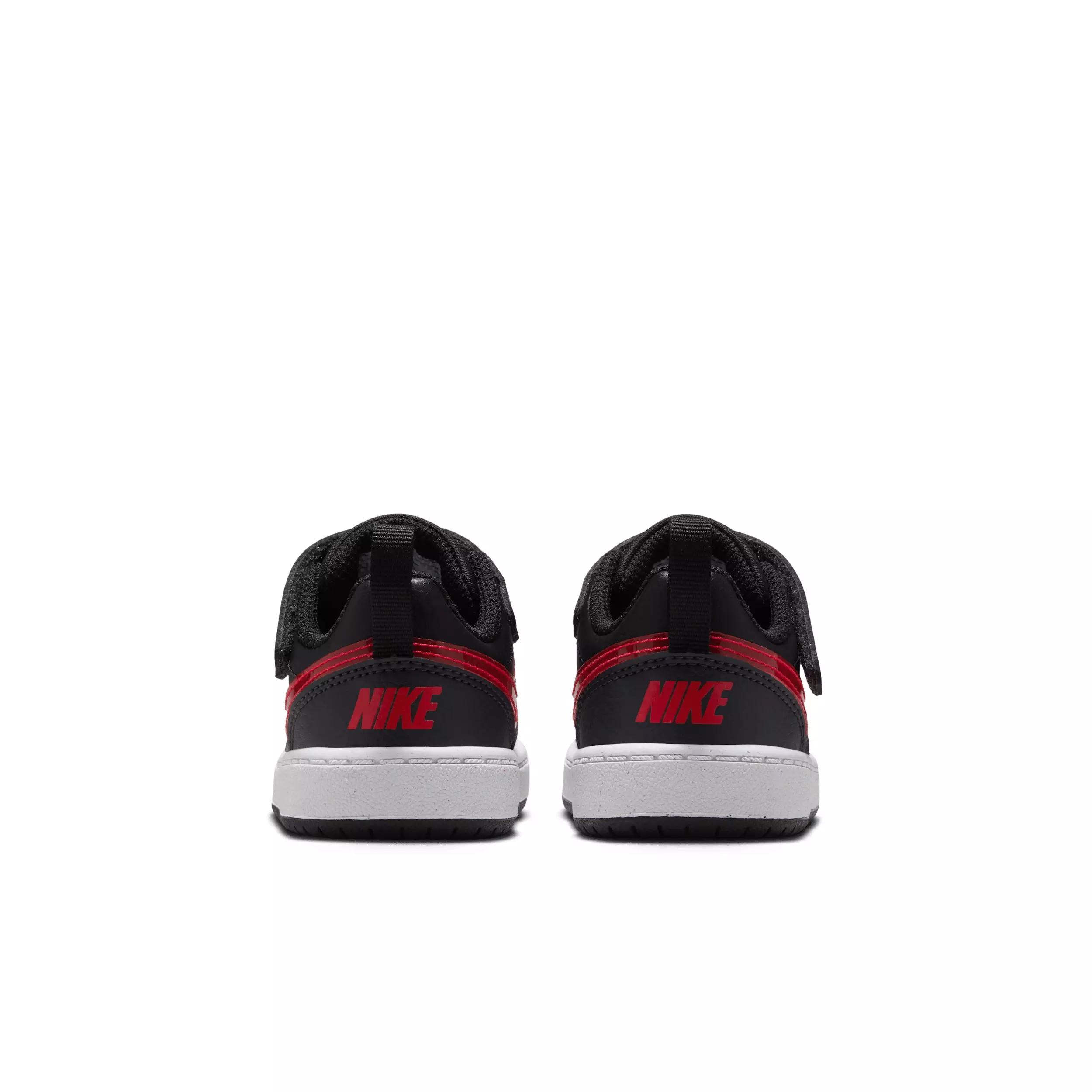 Nike Court Borough Low "Black/Anthracite/White/University Red" Infant Boys' Shoe - BLACK/ANTHRACITE/WHITE/RED