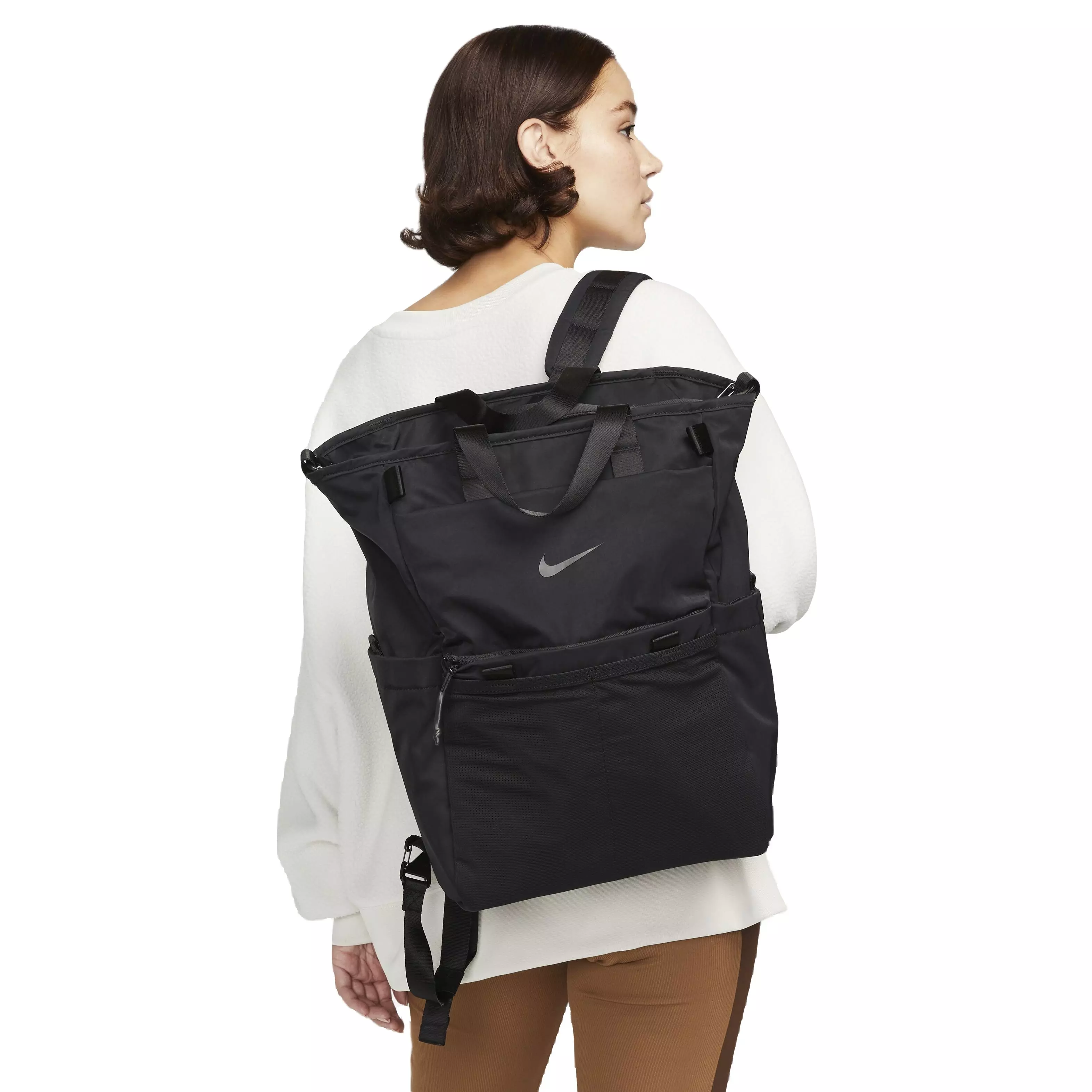 Nike Convertible Diaper Bag (Maternity, 25L) - Black - BLACK