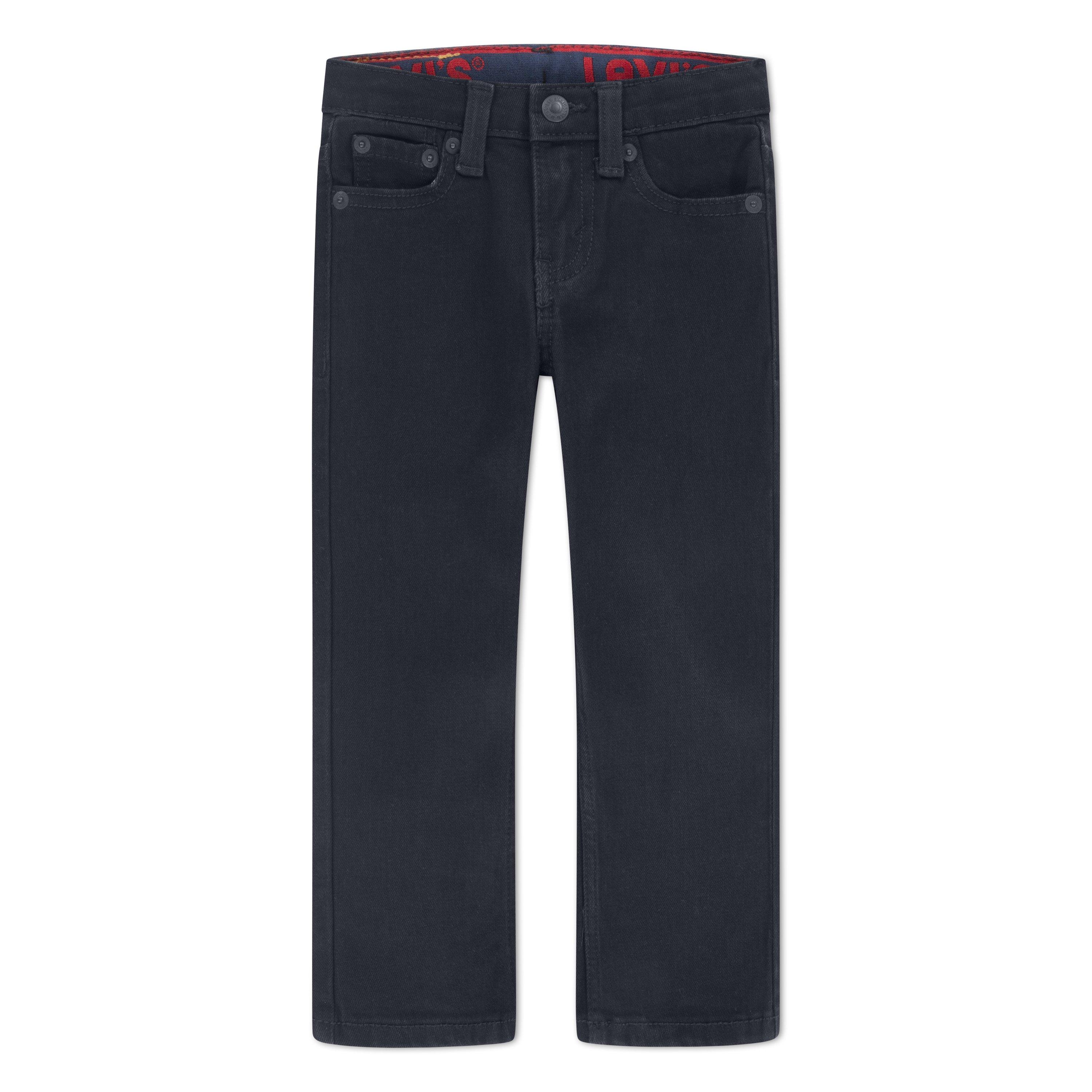 Levi's Toddler Boys' 514 Straight Fit Black Wash Denim Jeans - BLACK Thumbnail View 1