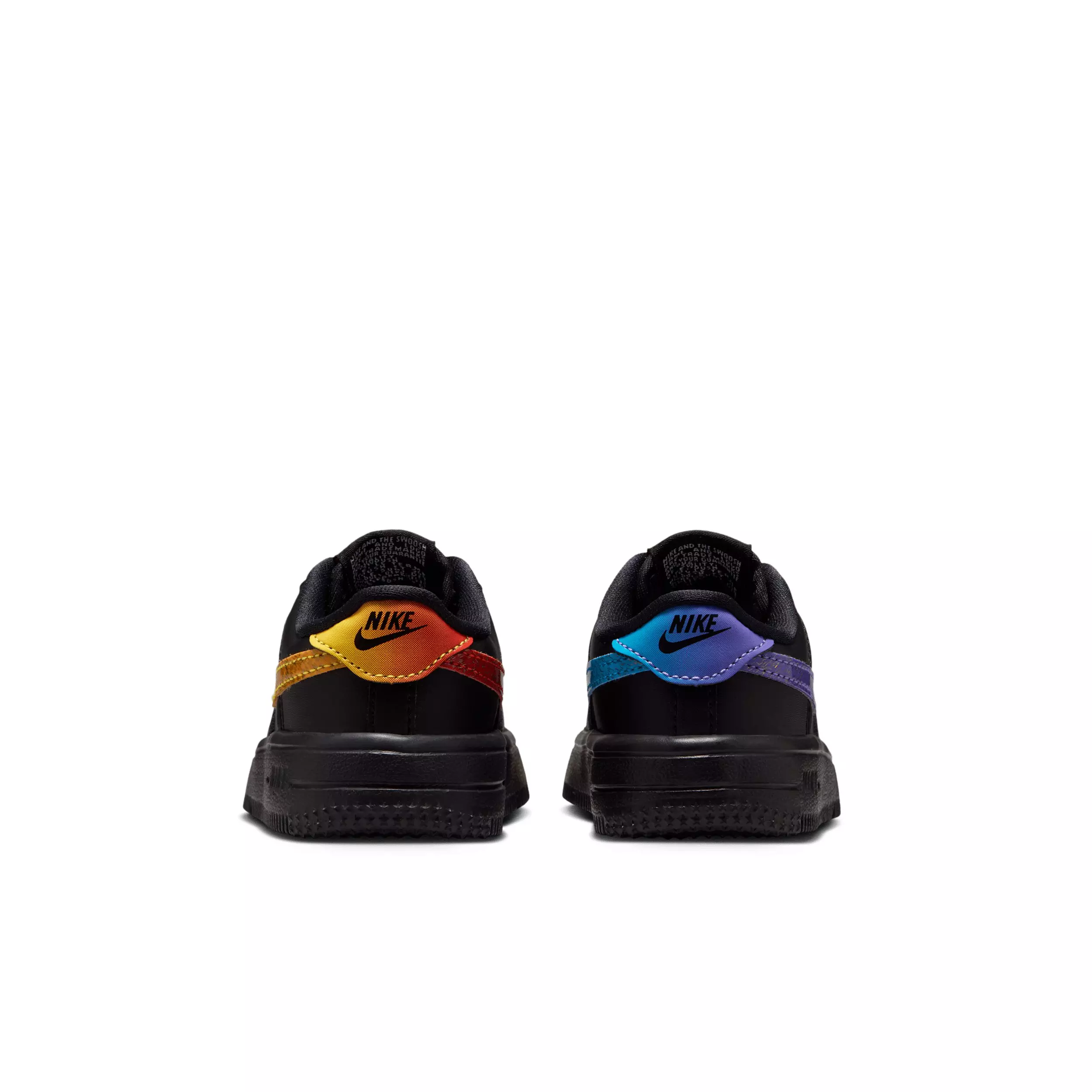 Nike Air Force 1 "Black/Laser Orange/Picante Red/Action Grape" Infant Boys' Shoe - BLACK/ORANGE/RED/GRAPE