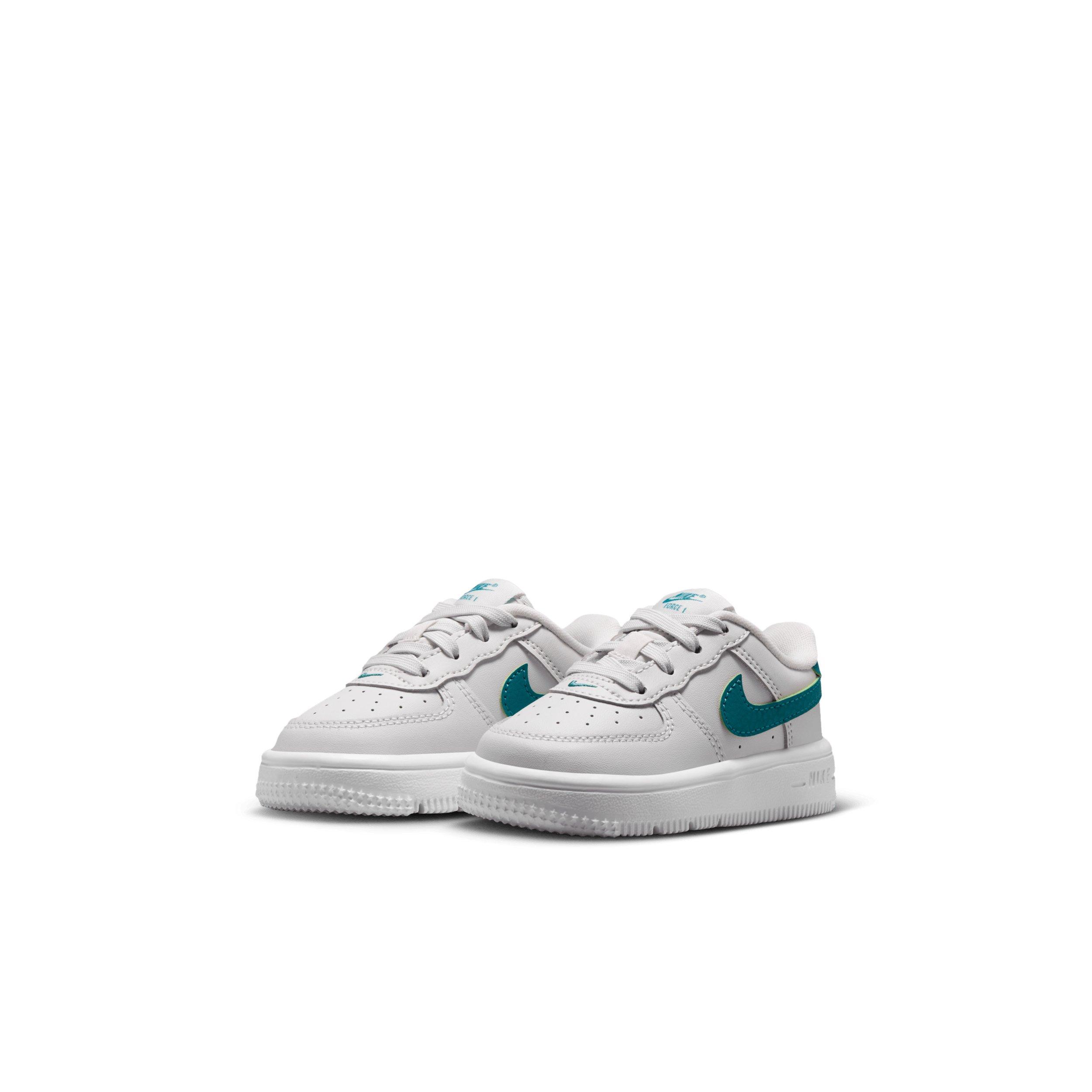 Nike Air Force 1 Infant Boys' "Sail/Sesame/Bleached Turquoise/Multi-Color" Shoe