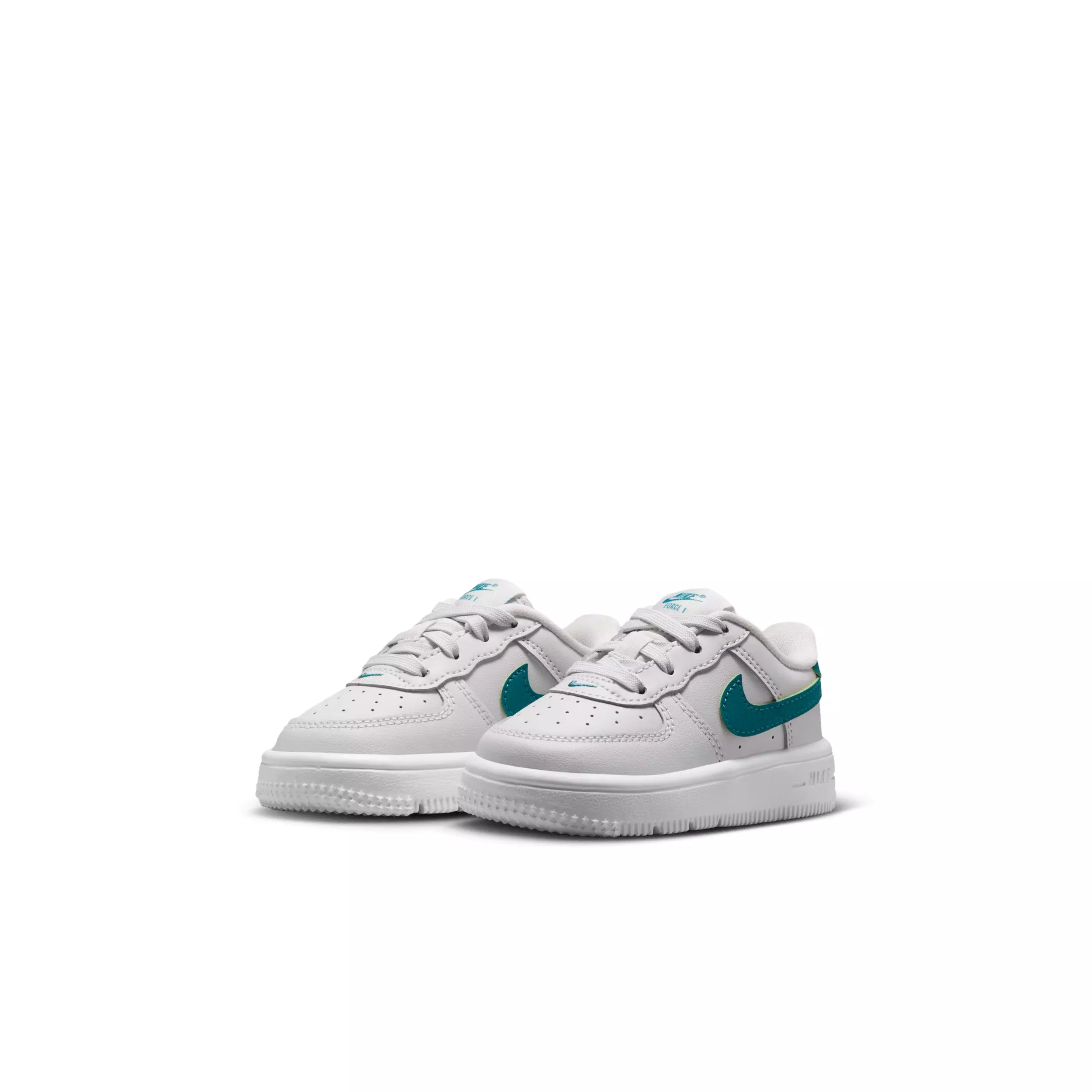 Nike Air Force 1 "Sail/Sesame/Bleached Turquoise/Multi-Color" Infant Boys' Shoe - SAIL/SESAME/TURQUISE/MULTI COLOR