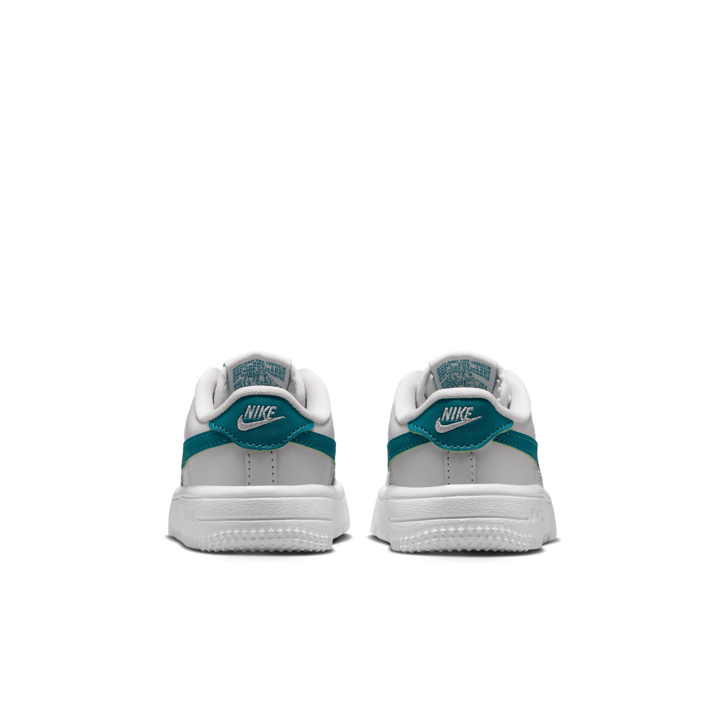 Nike Air Force 1 Infant Boys' "Sail/Sesame/Bleached Turquoise/Multi-Color" Shoe