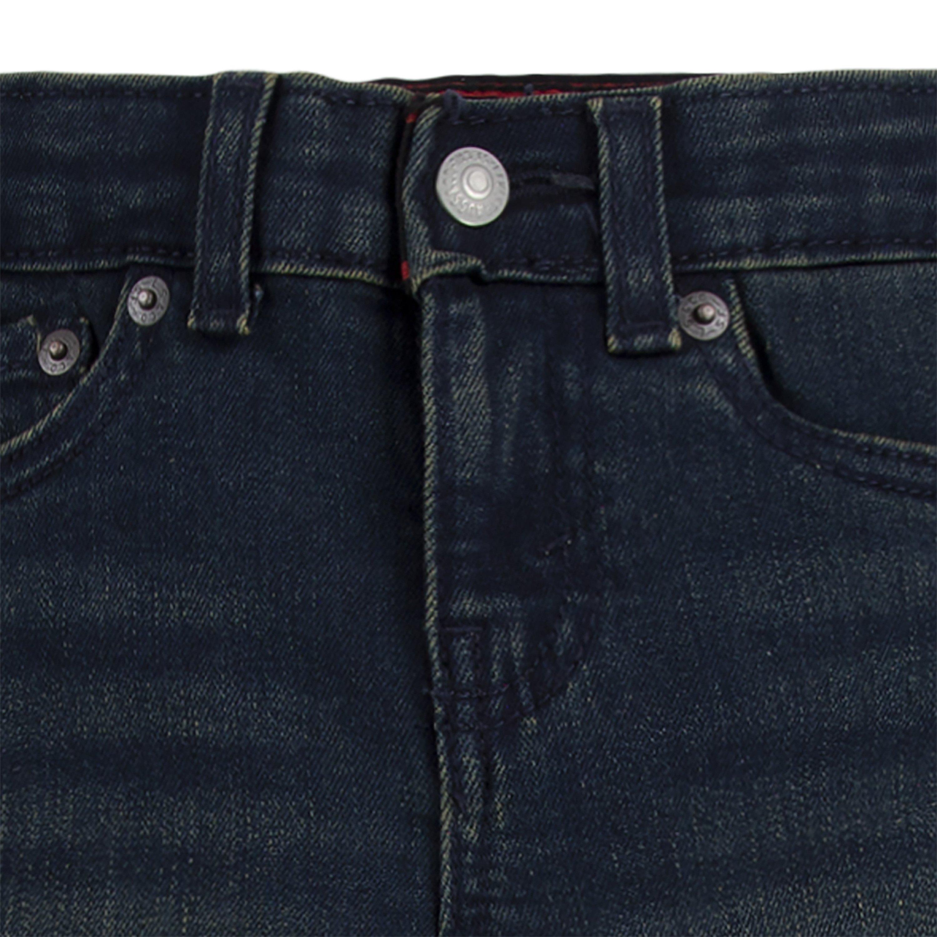 Levi's 514 Straight Fit Toddler Boys' Dark Blue Wash Denim Jeans