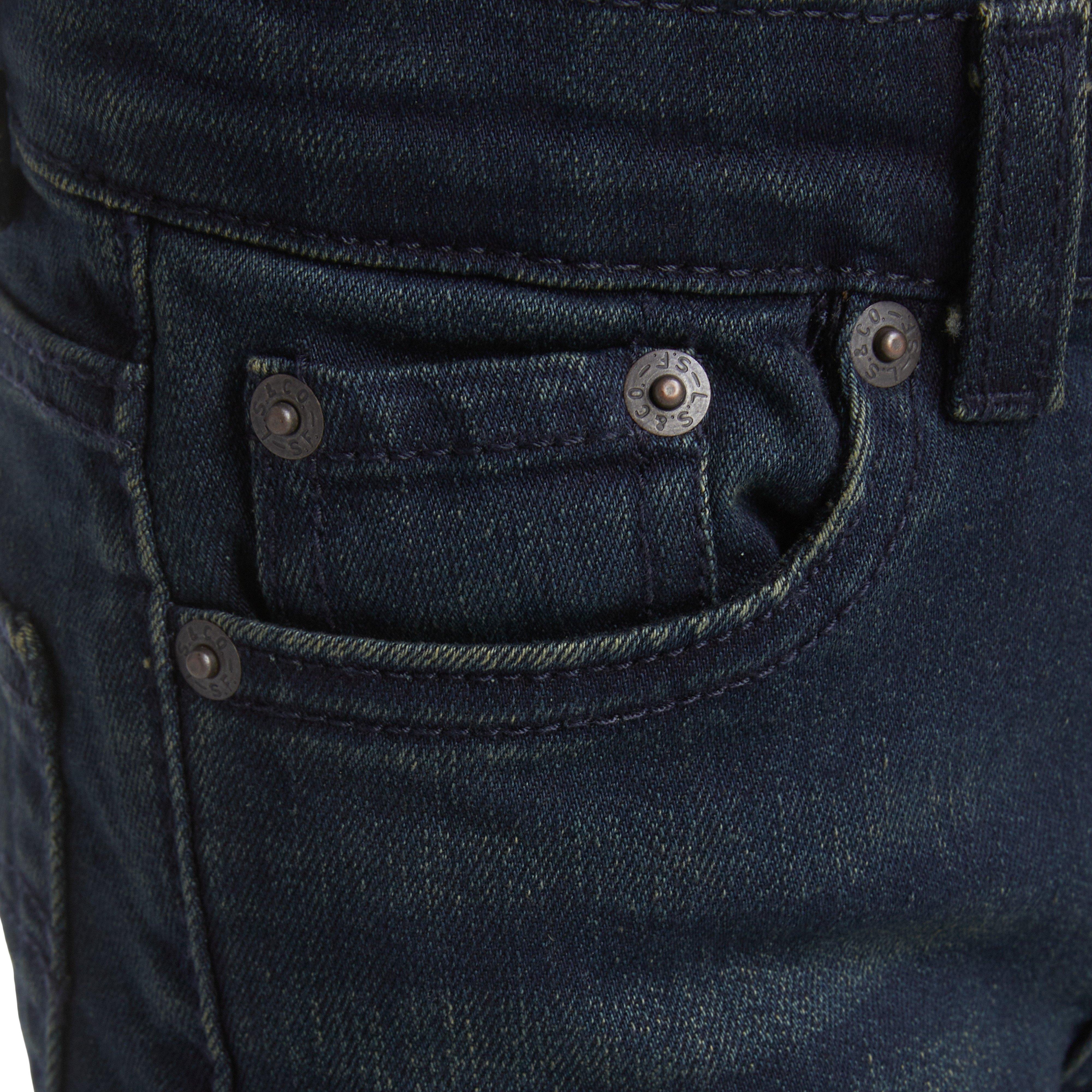 Levi's 514 Straight Fit Toddler Boys' Dark Blue Wash Denim Jeans