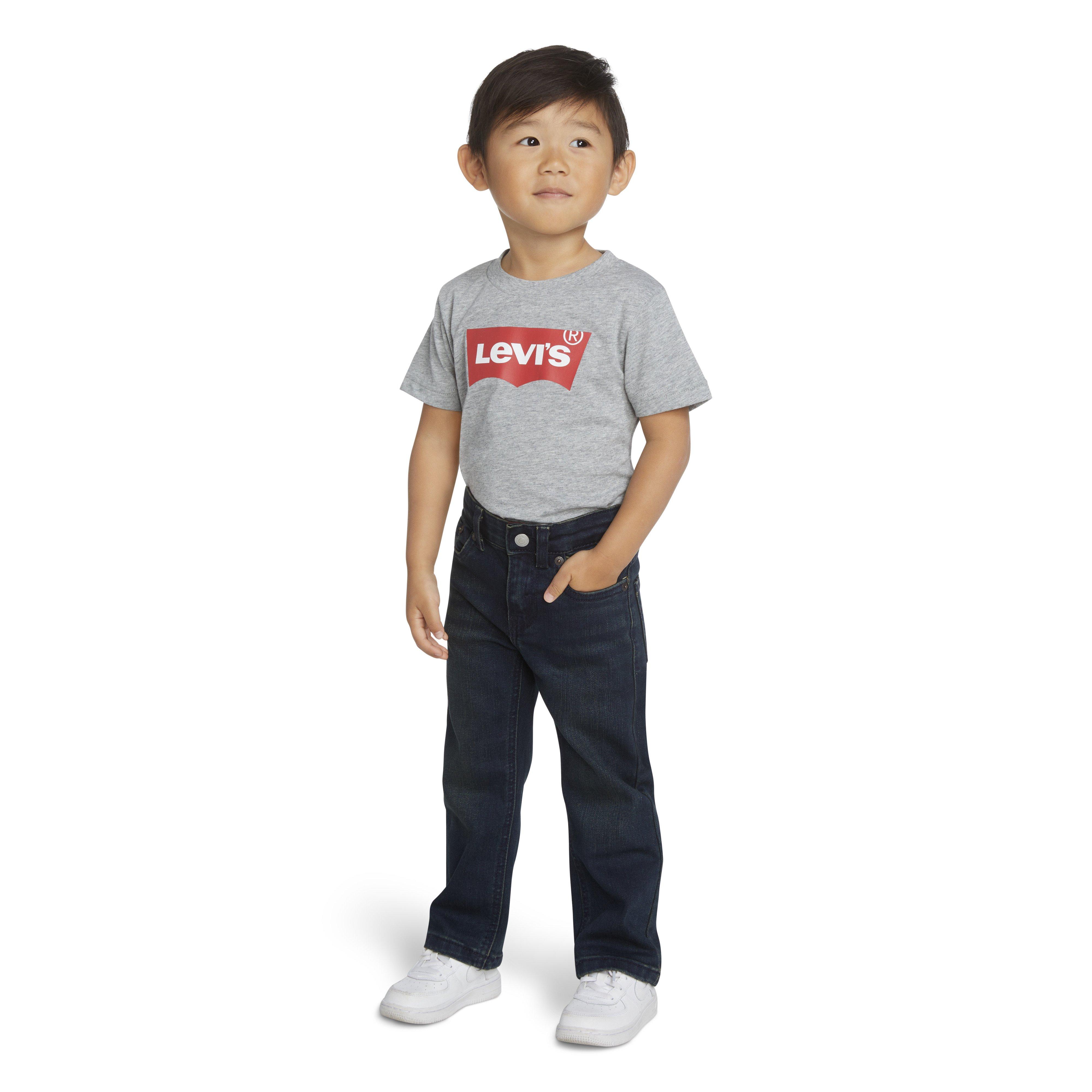 Levi's 514 Straight Fit Toddler Boys' Dark Blue Wash Denim Jeans