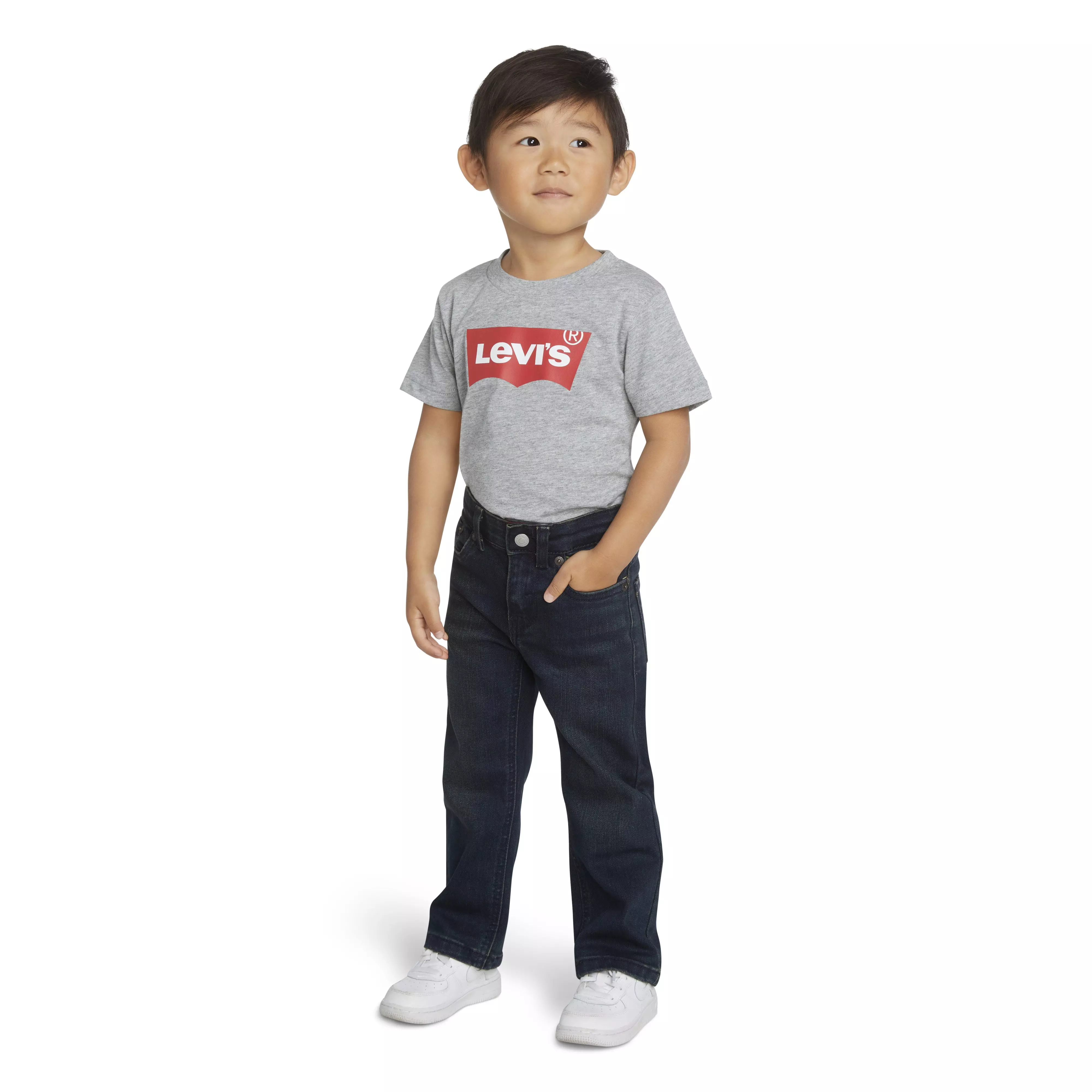 Levi's Toddler Boys' 514 Straight Fit Dark Blue Wash Denim Jeans - DK BLUE