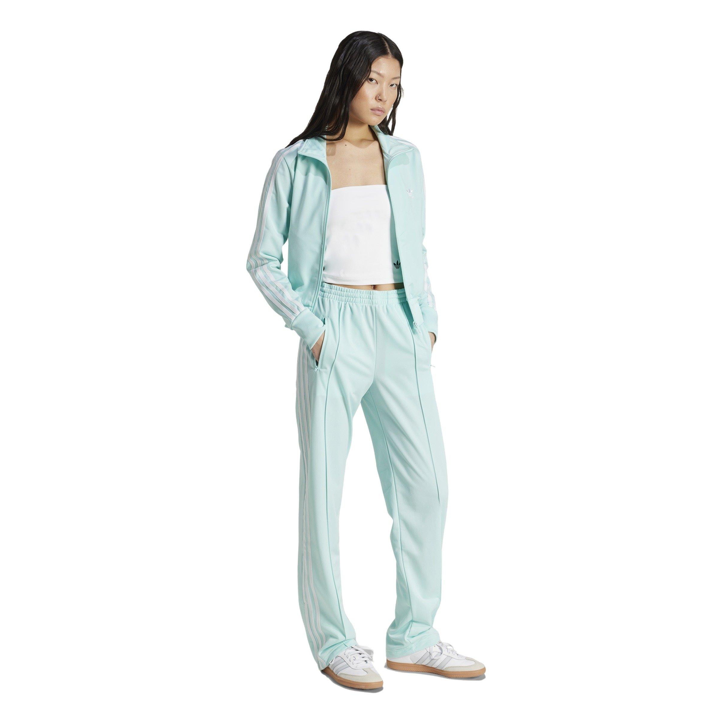 adidas Originals Women's Adicolor Classics Firebird Tracksuit Pants -Turquoise - TURQUOISE  Thumbnail View 5