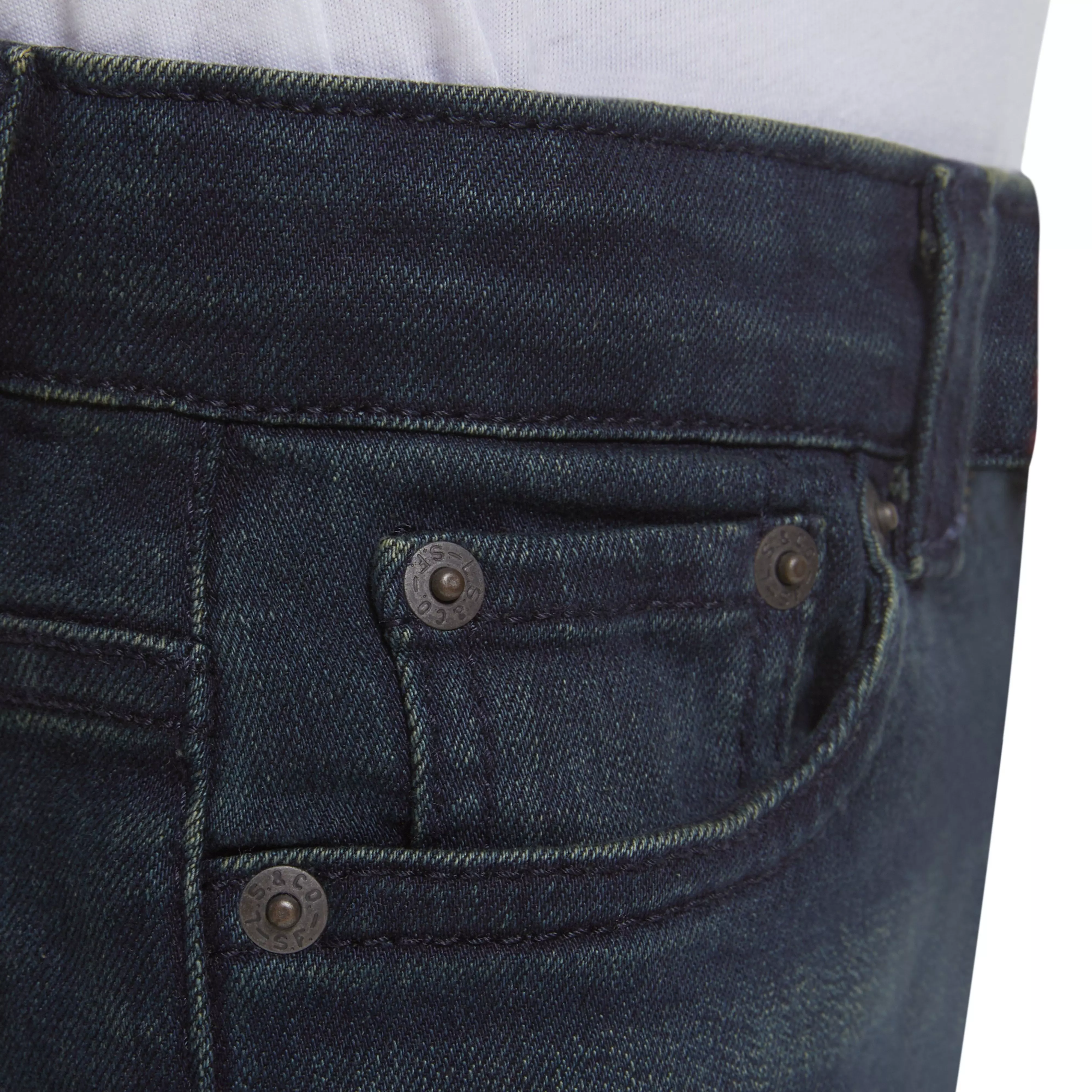 Levi's Little Boys' 514 Straight Fit Dark Blue Wash Denim Jeans - DK BLUE