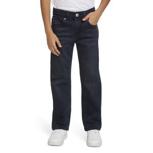 Levi's Little Boys' 514 Straight Fit Dark Blue Wash Denim Jeans