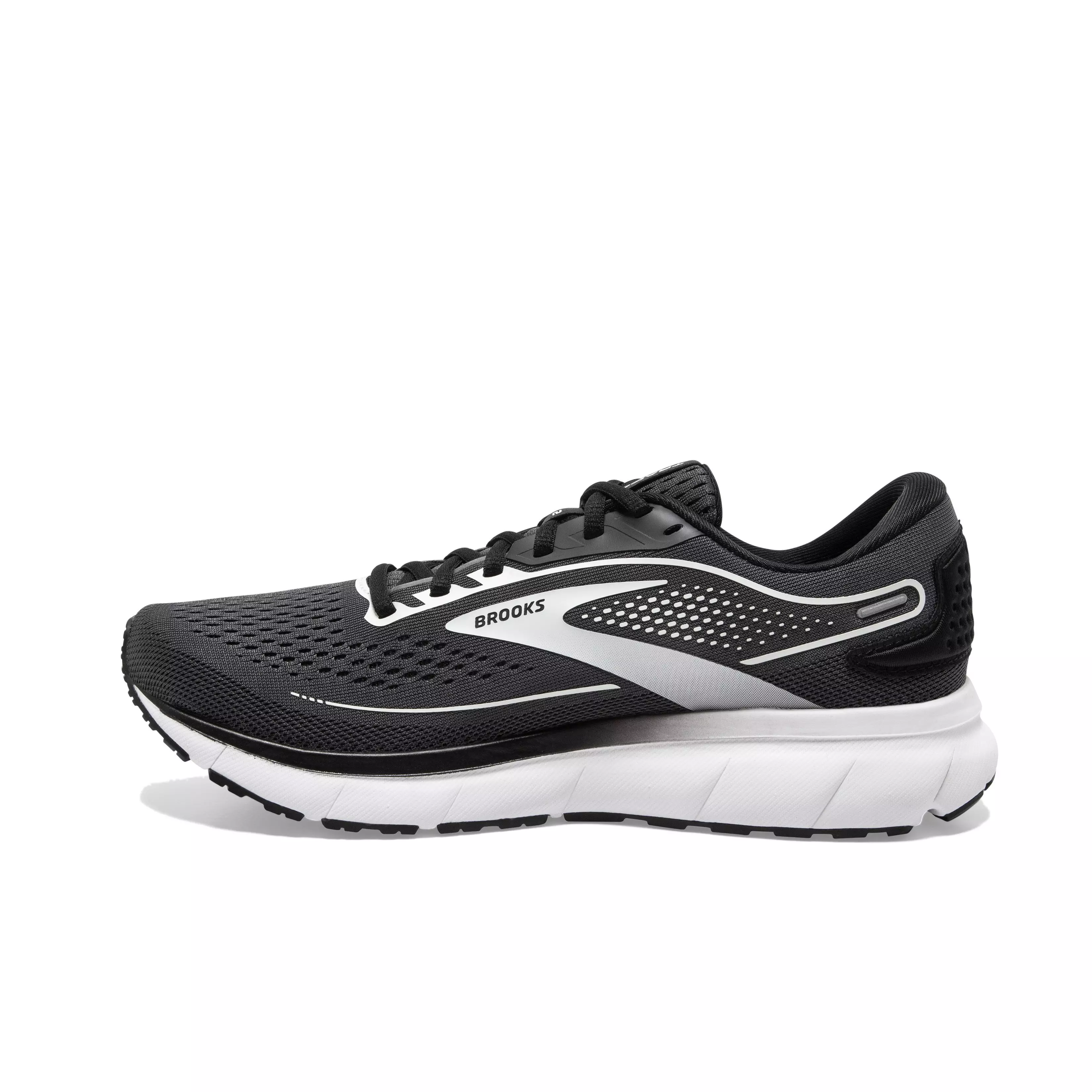 Brooks Trace 2 "Black/White/Silver" Women's Running Shoe - BLACK/WHITE/SILVER