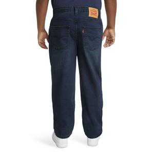 Levi's Big Boys' 514 Straight Fit Dark Blue Wash Denim Jeans