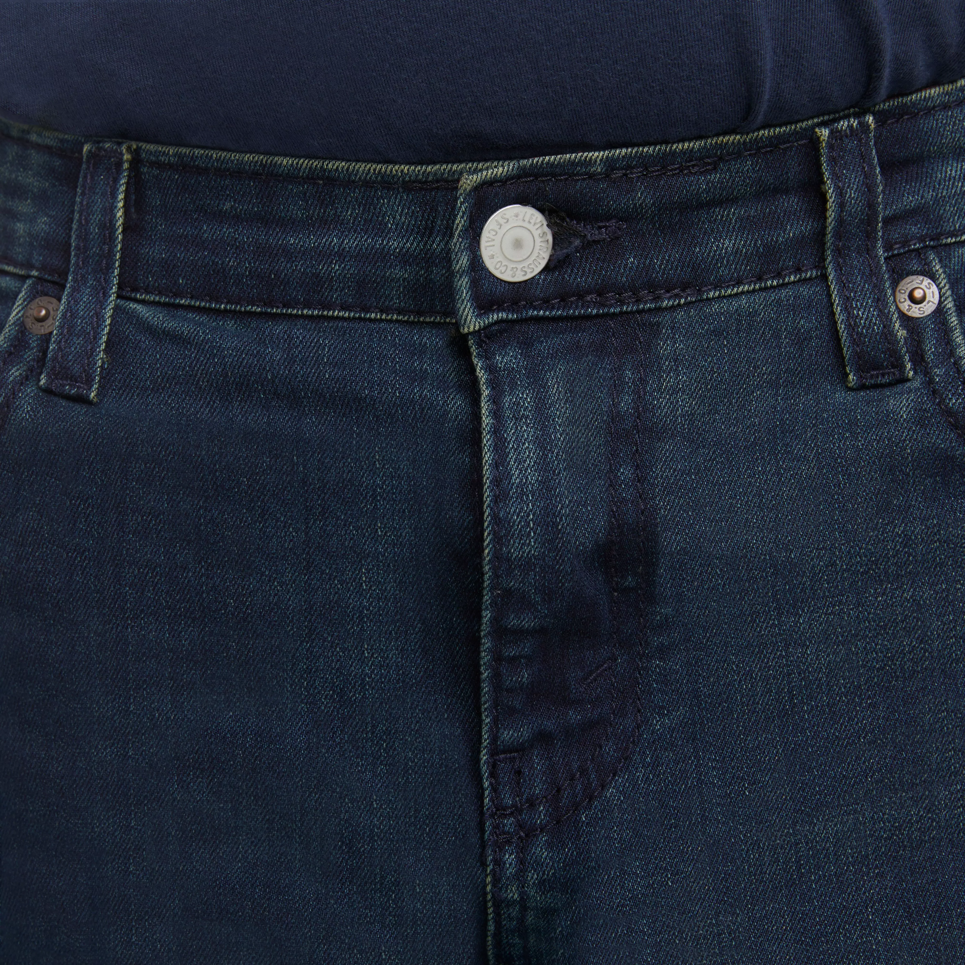 Levi's Big Boys' 514 Straight Fit Dark Blue Wash Denim Jeans - DK BLUE