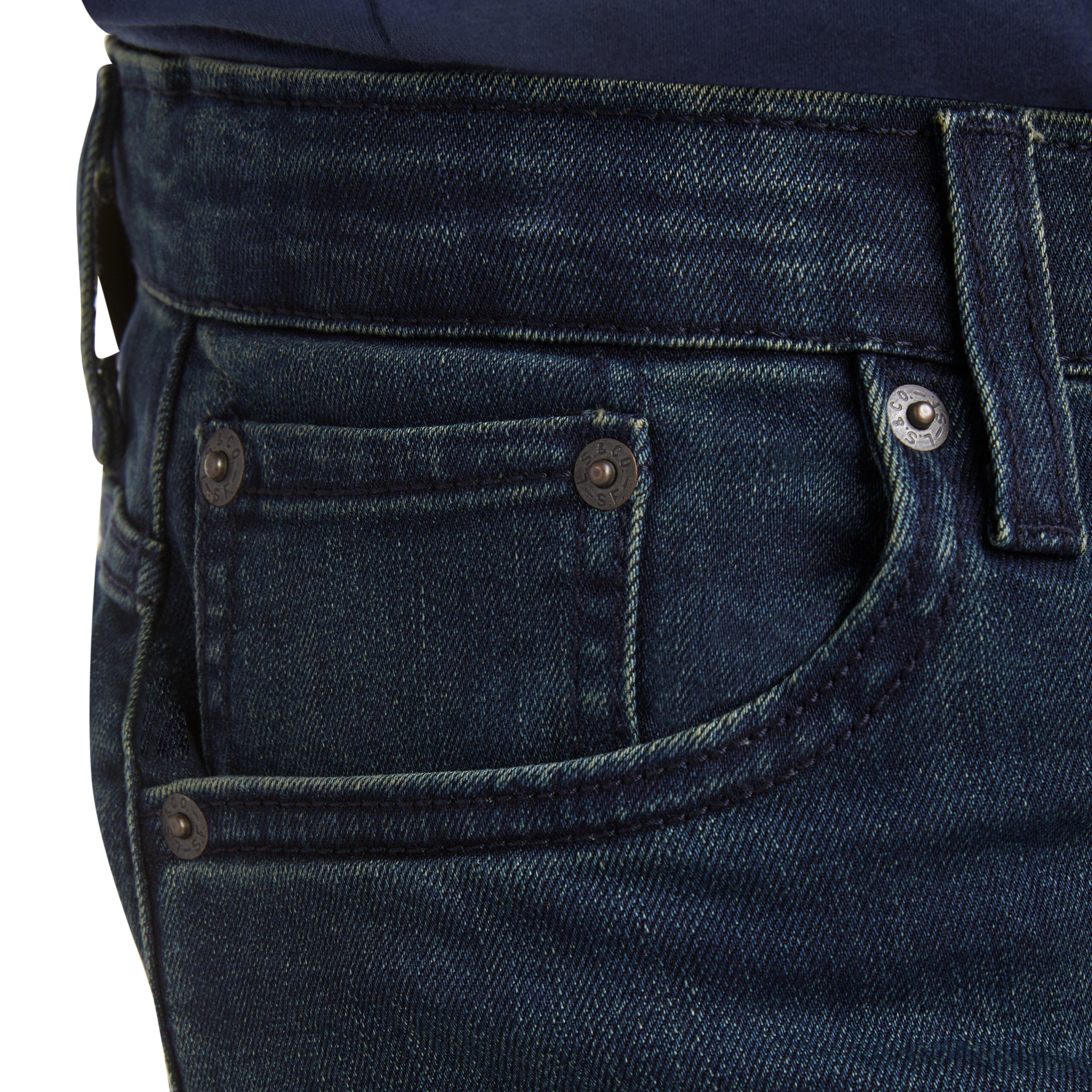 Levi's 514 Straight Fit Big Boys' Dark Blue Wash Denim Jeans