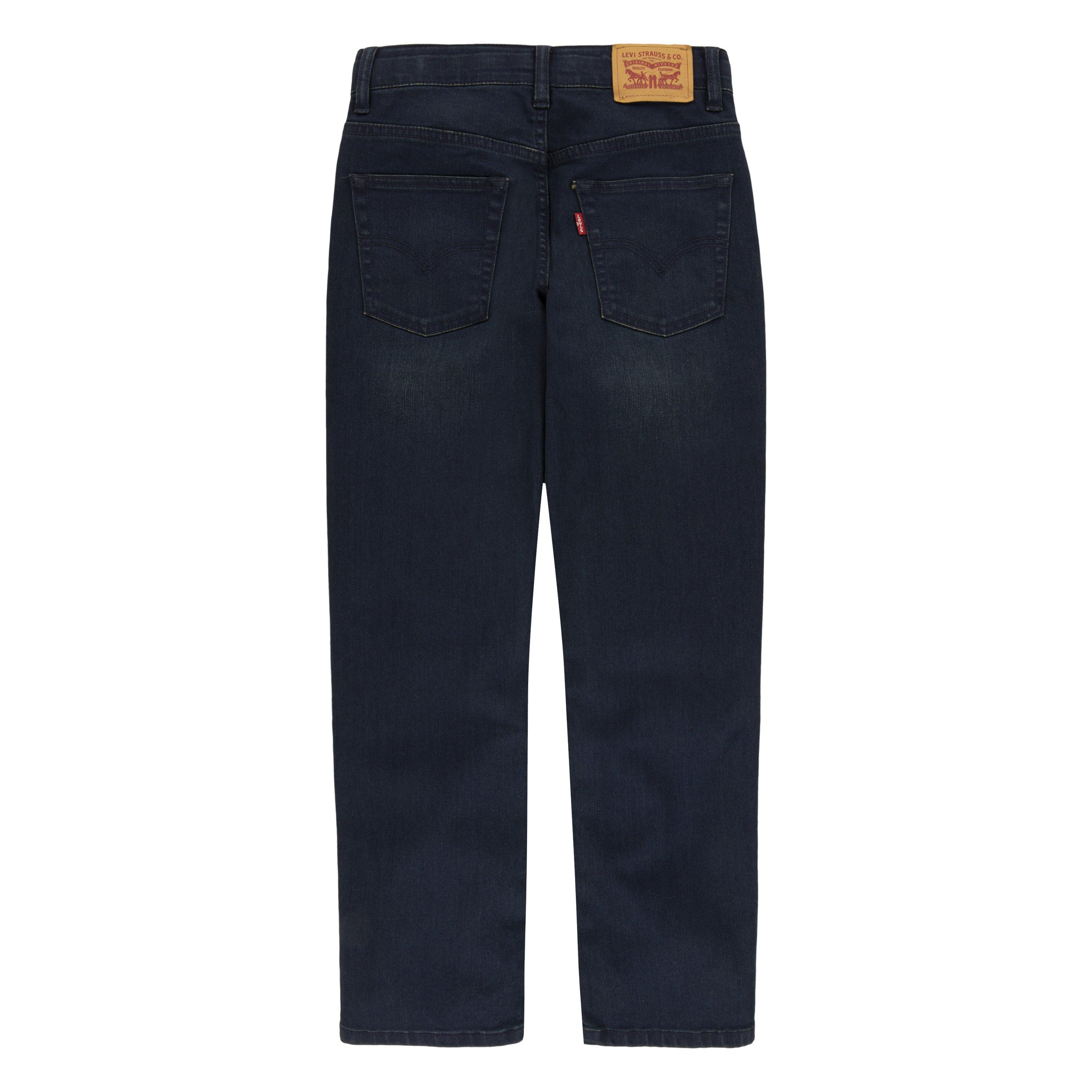 Levi's Big Boys' 514 Straight Fit Dark Blue Wash Denim Jeans - DK BLUE Thumbnail View 10