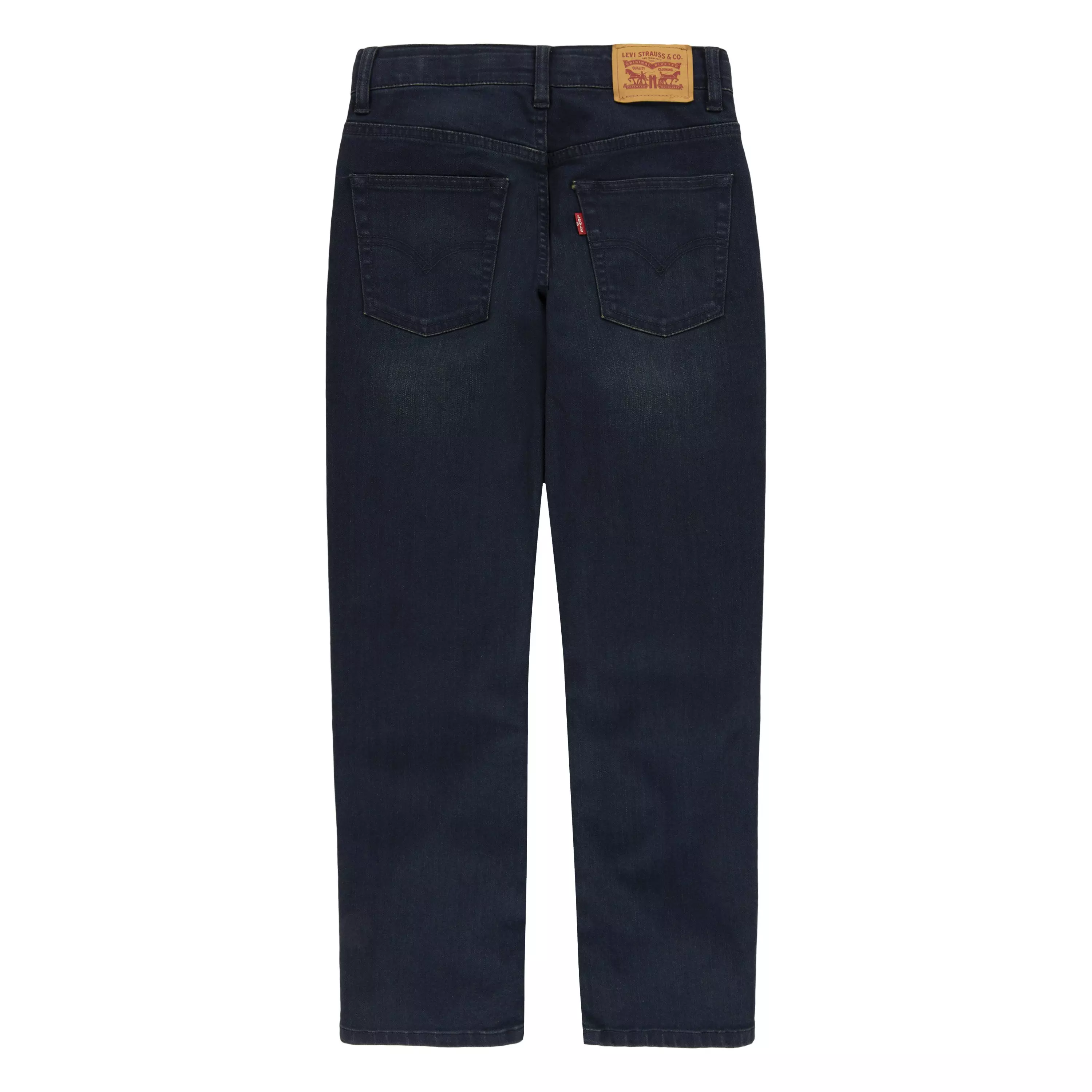 Levi's Big Boys' 514 Straight Fit Dark Blue Wash Denim Jeans - DK BLUE